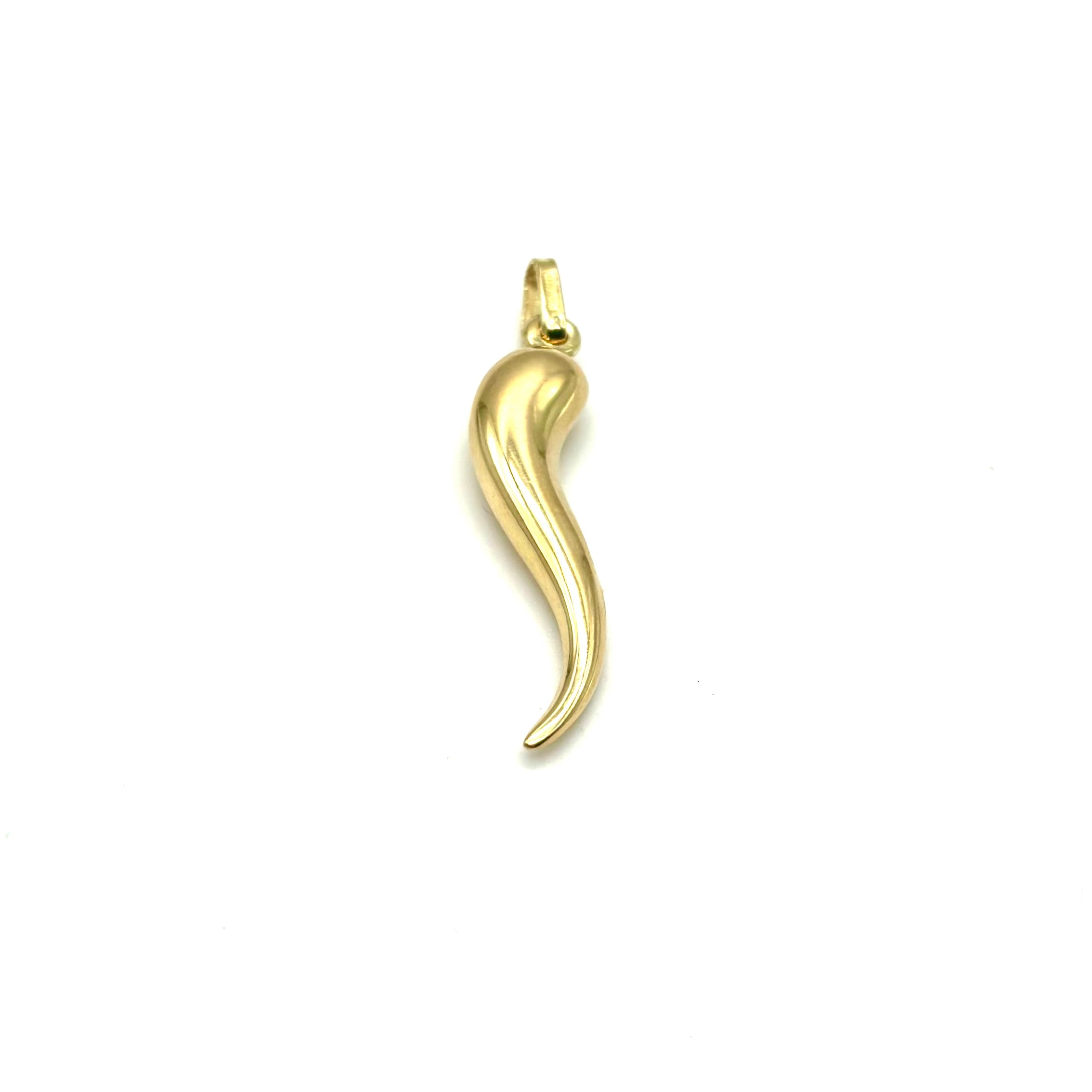 18K GOLD LUCKY CHARM PENDANT - HANDMADE IN ITALY