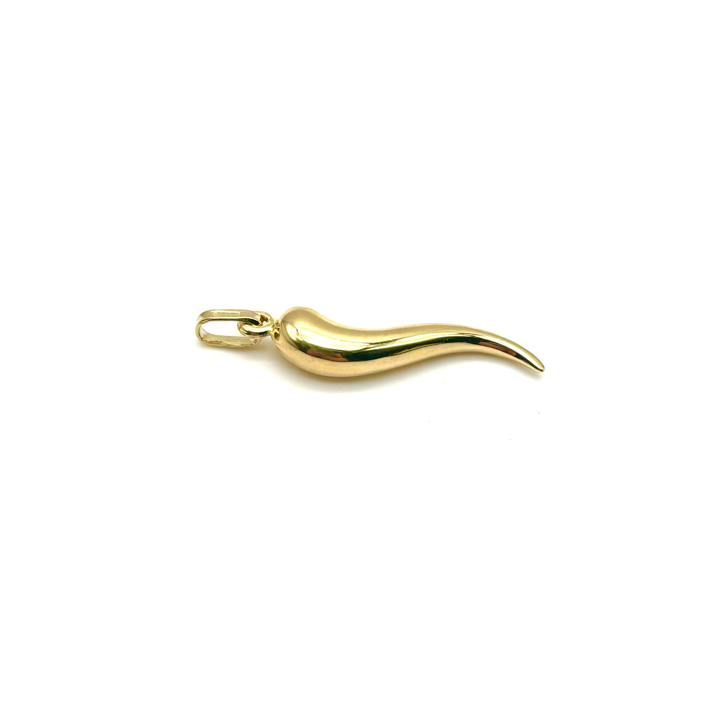 18K GOLD LUCKY CHARM PENDANT - HANDMADE IN ITALY