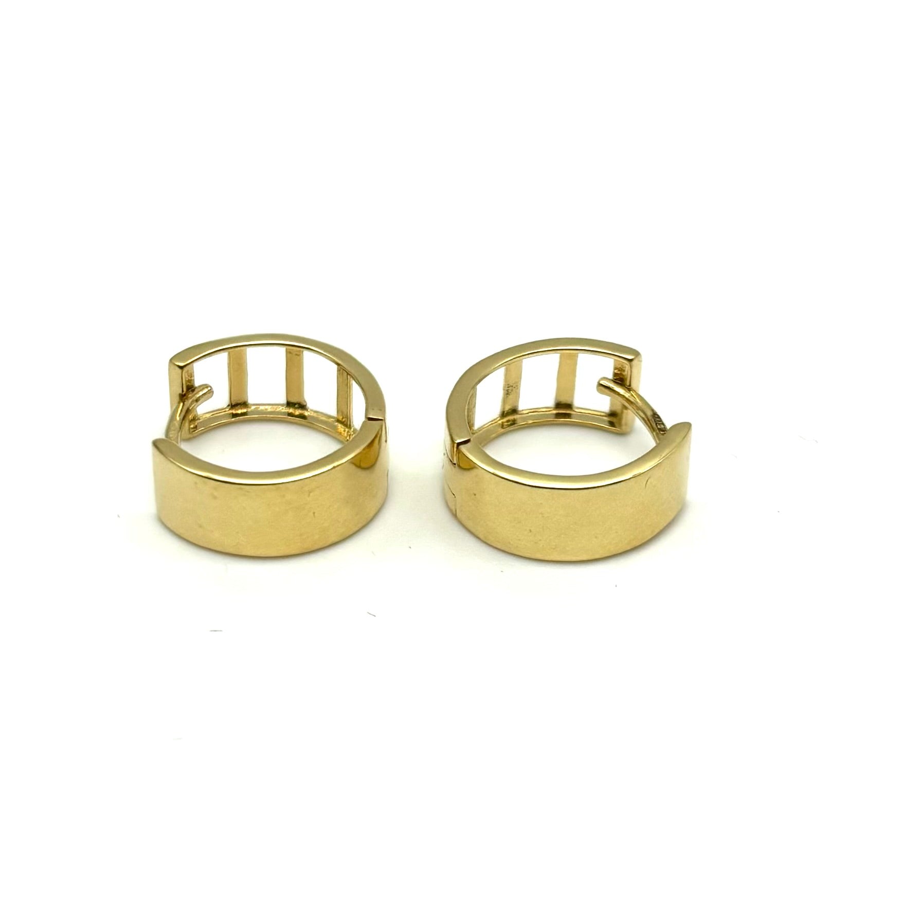 18K GOLD ALBERTA HOOP EARRINGS - HANDMADE IN ITALY