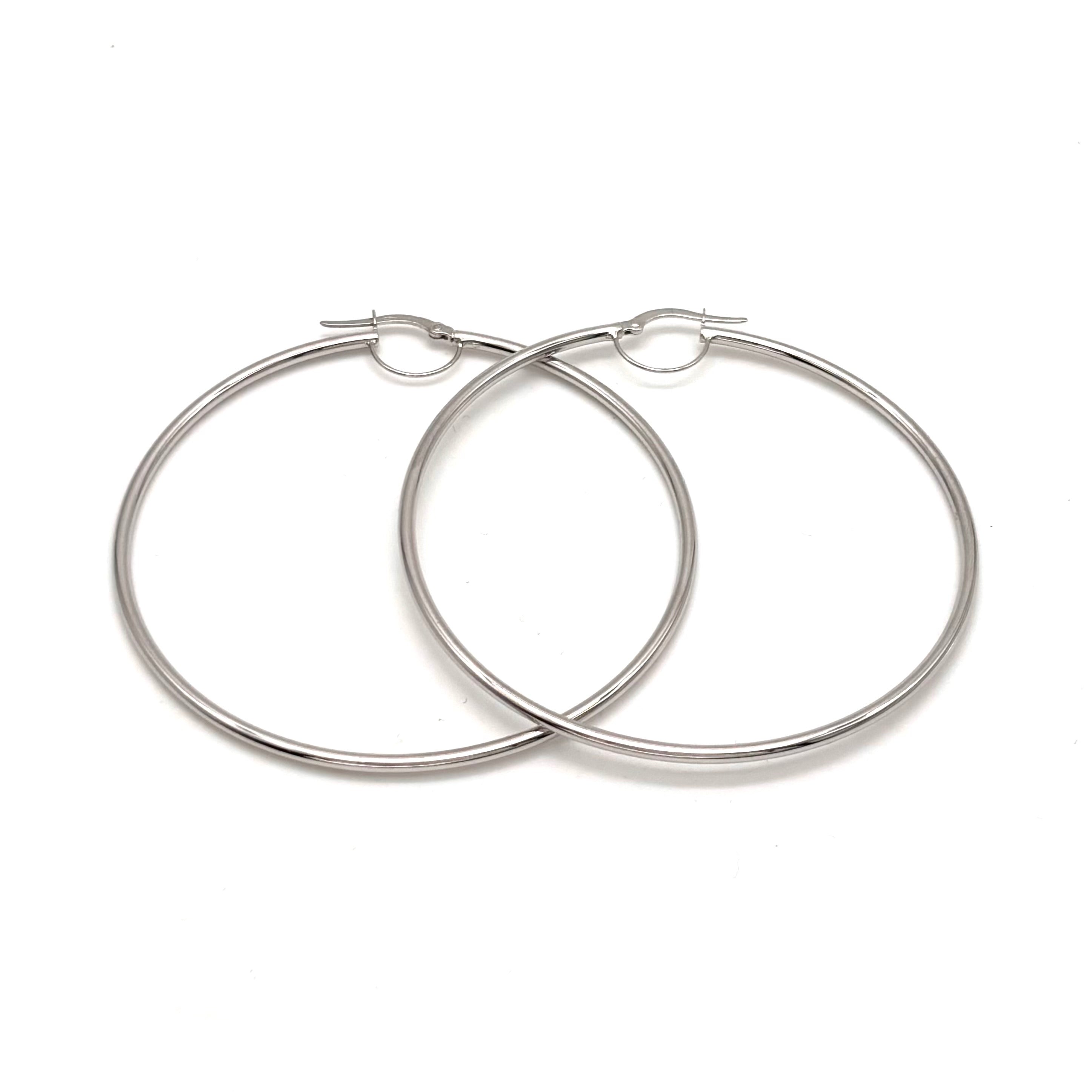 18K GOLD OGLIASTRA HOOP EARRINGS - HANDMADE IN ITALY