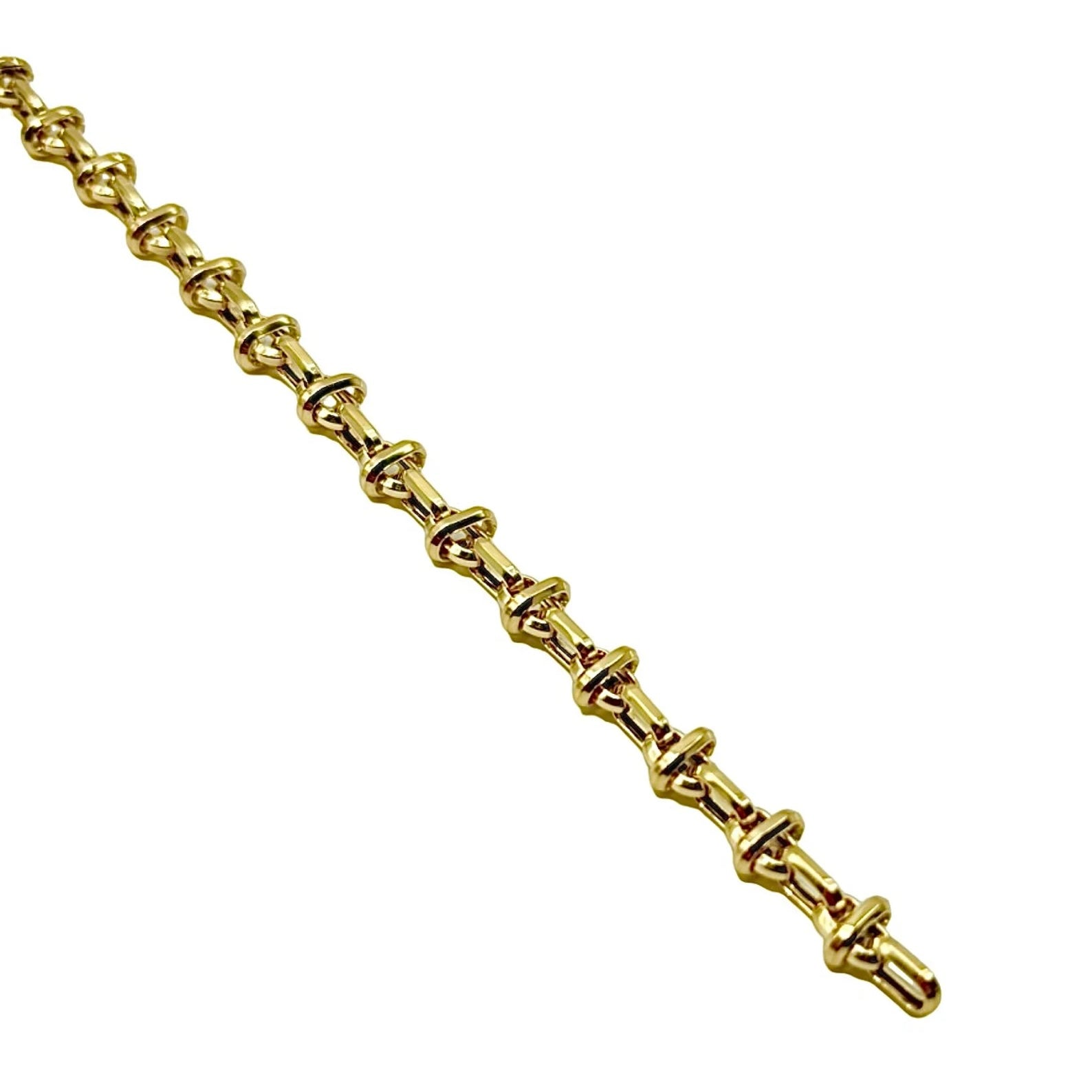 18K GOLD ROMEO CHAIN BRACELET - HANDMADE IN ITALY