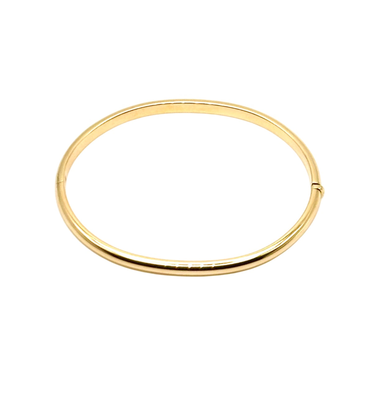 18K GOLD BANGLE BRACELET - HANDMADE IN ITALY