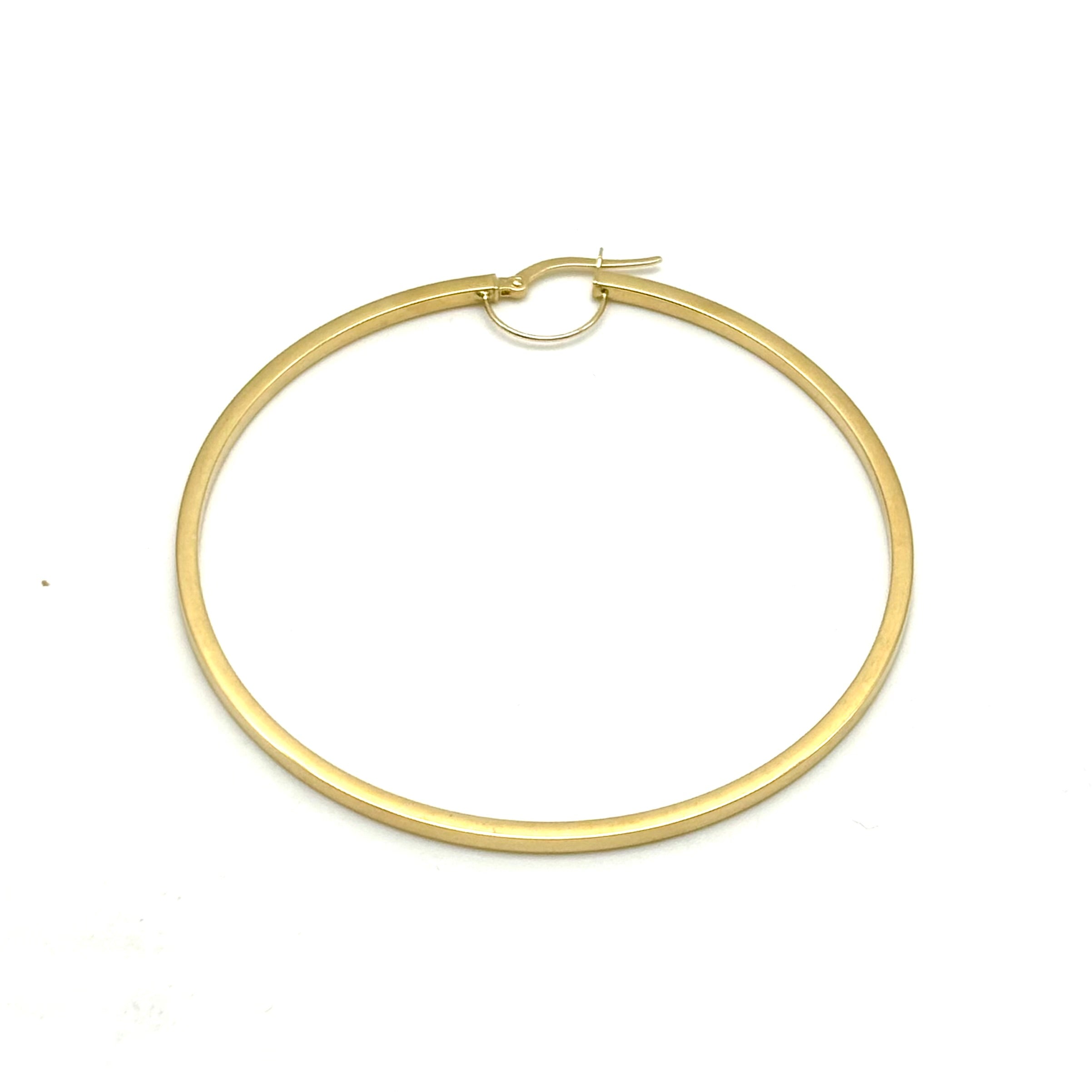 18K GOLD MAGNIFICO HOOP EARRINGS - HANDMADE IN ITALY