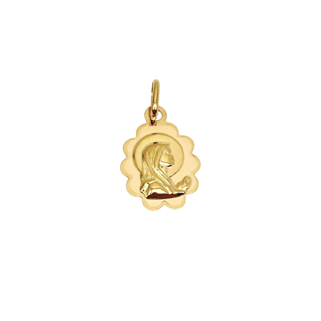 18K GOLD RELIGIOUS PENDANT - HANDMADE IN ITALY