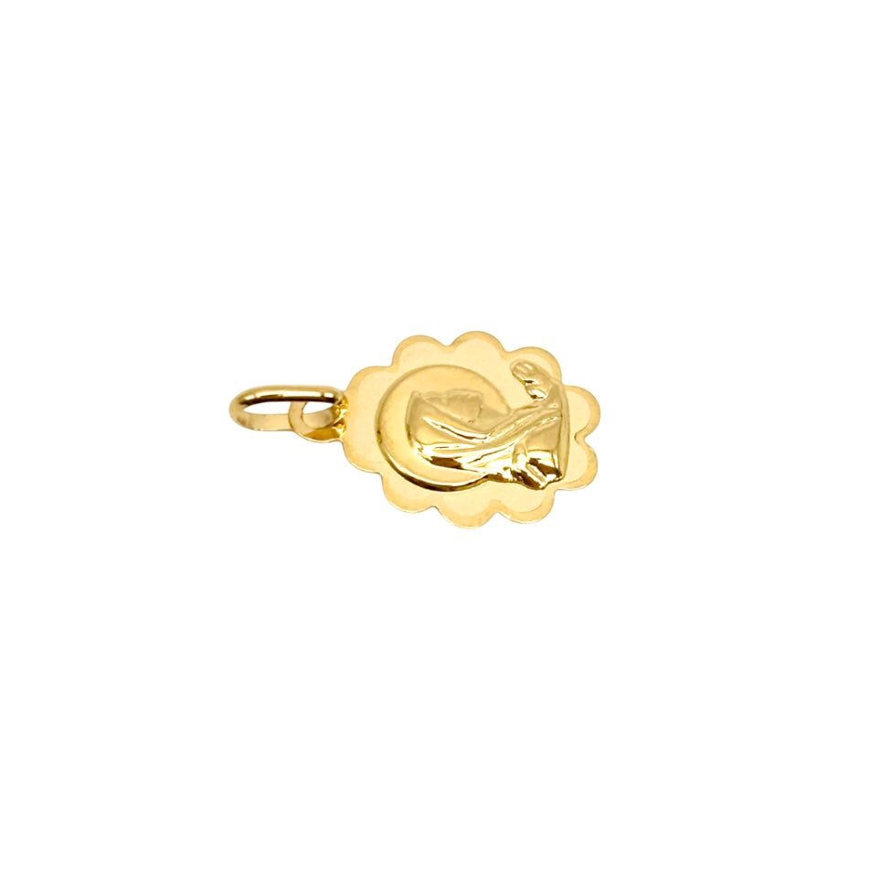 18K GOLD RELIGIOUS PENDANT - HANDMADE IN ITALY