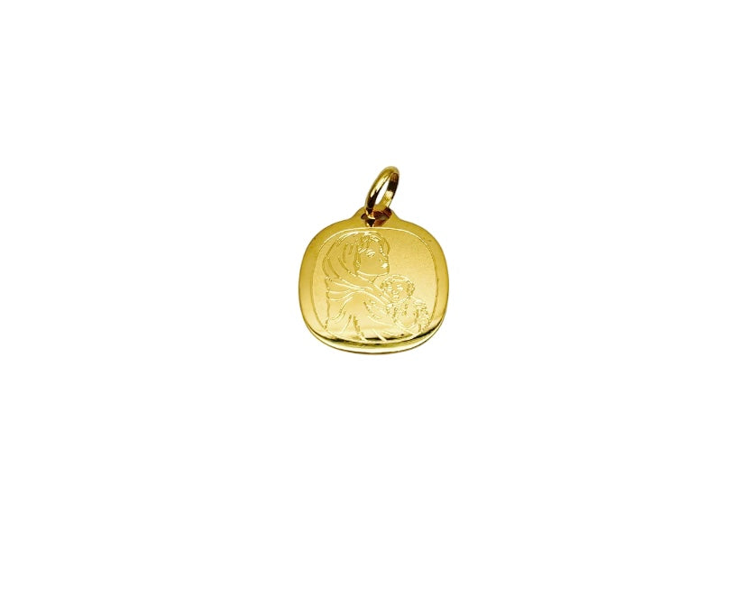 18K GOLD SANTA MARIA PENDANT - HANDMADE IN ITALY