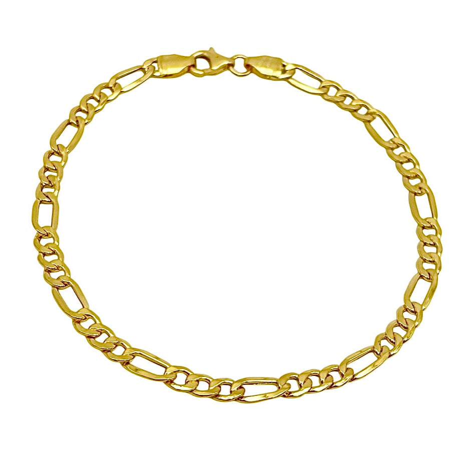 18K GOLD MARCO CHAIN BRACELET - HANDMADE IN ITALY