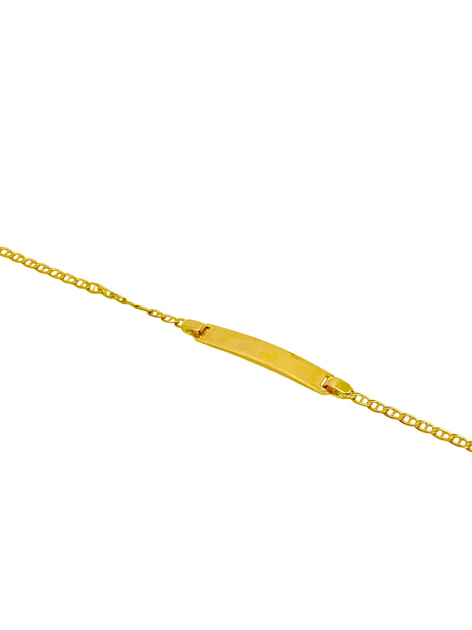 18K GOLD CHICCO BAR BRACELET - HANDMADE IN ITALY