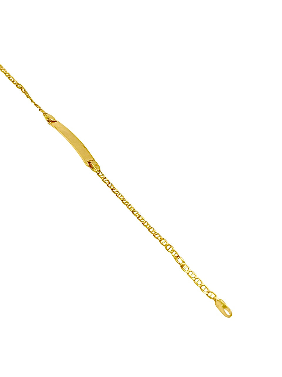 18K GOLD CHICCO BAR BRACELET - HANDMADE IN ITALY