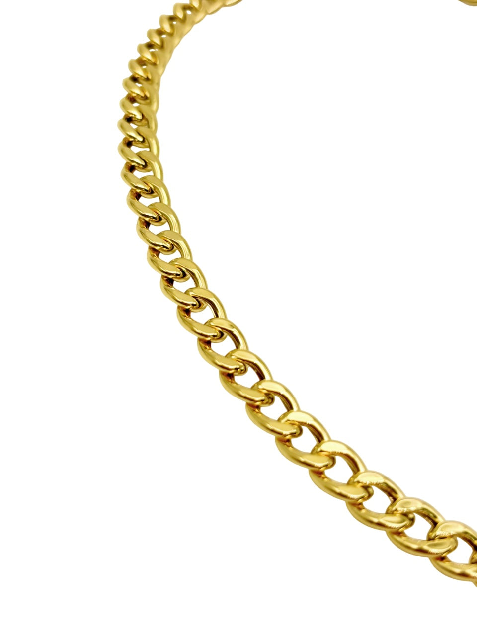 18K GOLD SANT’ANTIOCO CUBAN CHAIN NECKLACE - HANDMADE IN ITALY