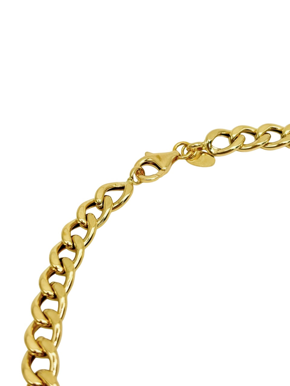 18K GOLD SANT’ANTIOCO CUBAN CHAIN NECKLACE - HANDMADE IN ITALY