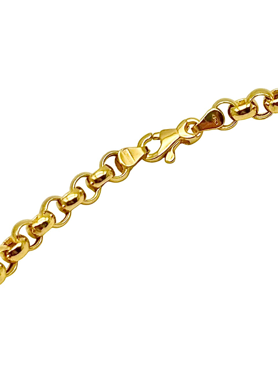 18K GOLD AMINA ROLO LINK CHAIN - HANDMADE IN ITALY