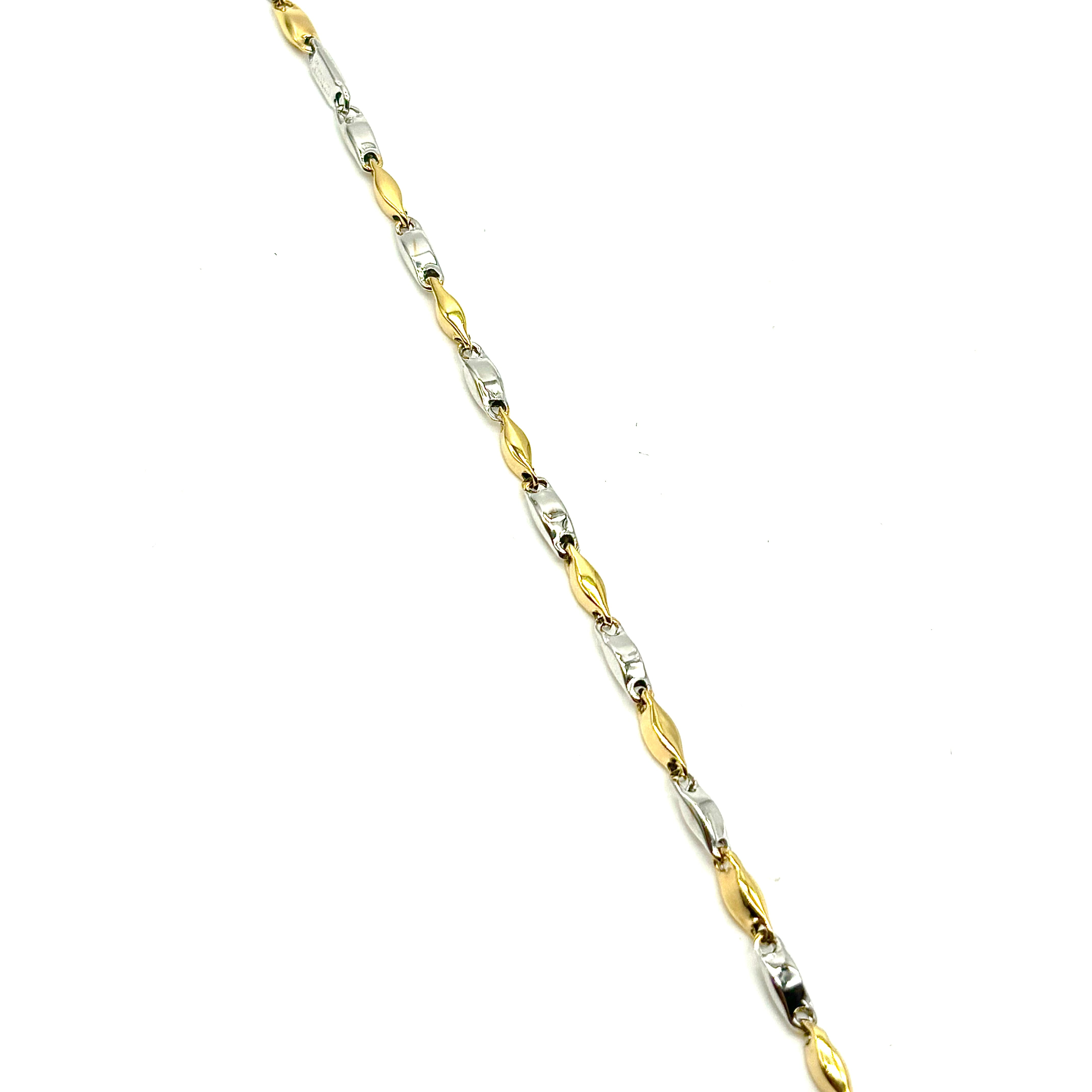 18K GOLD FRANCESCO CHAIN BRACELET - HANDMADE IN ITALY