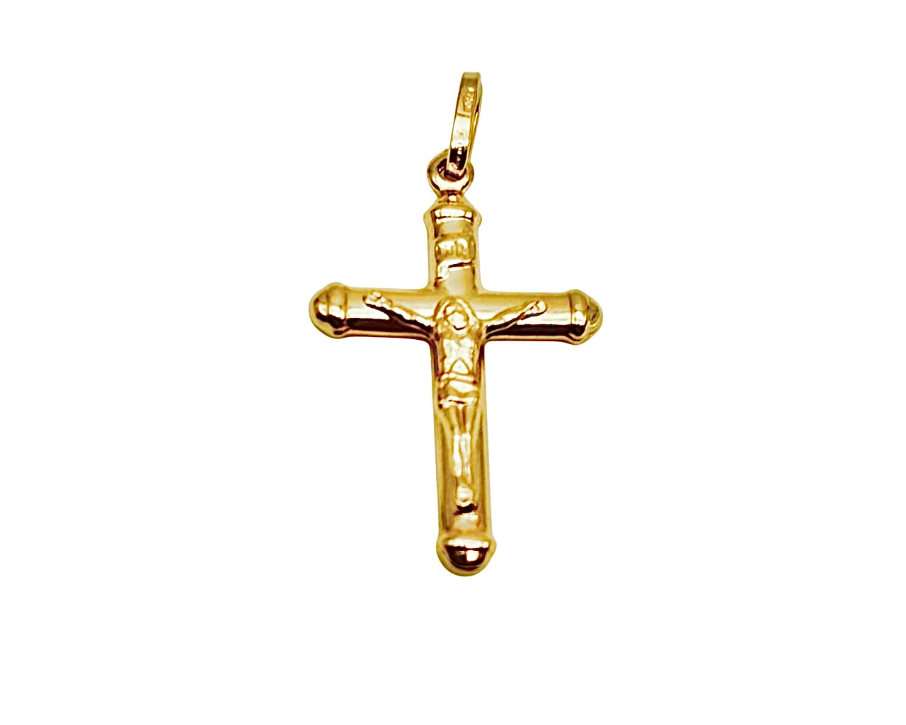 18K GOLD SAURO CROSS - HANDMADE IN ITALY