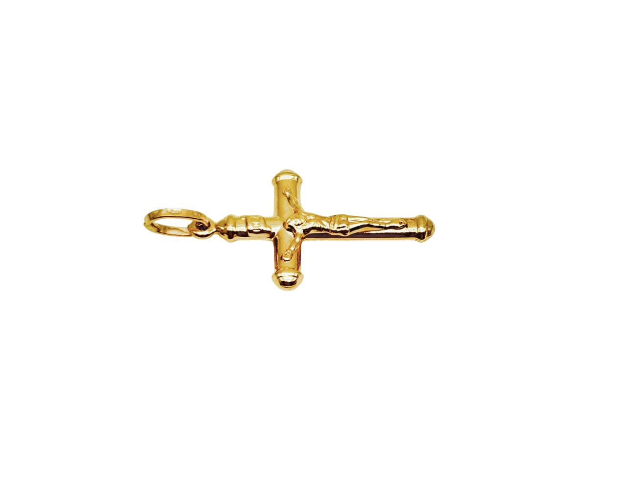 18K GOLD SAURO CROSS - HANDMADE IN ITALY
