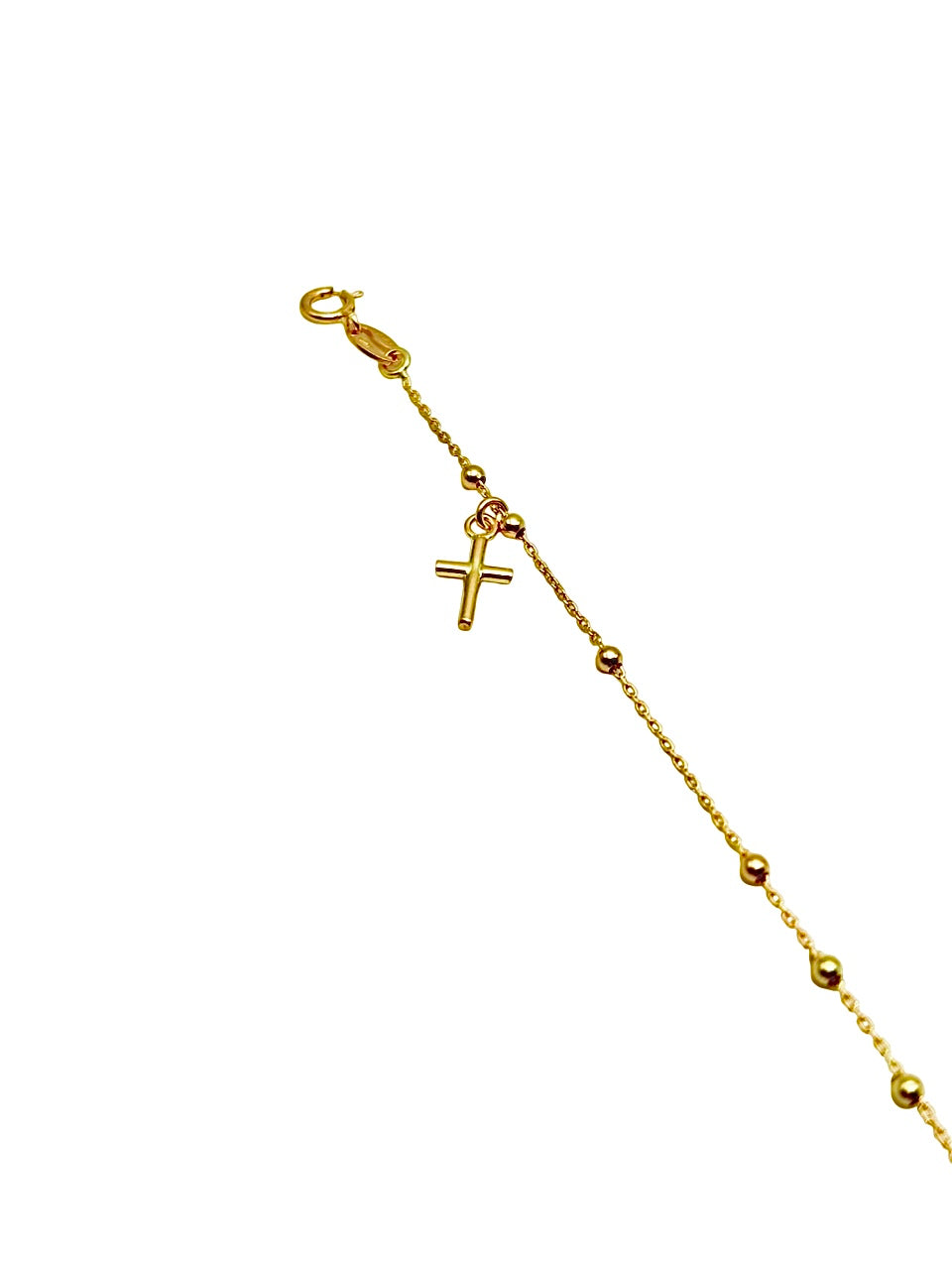 18K GOLD ROSARY BRACELET - HANDMADE IN ITALY