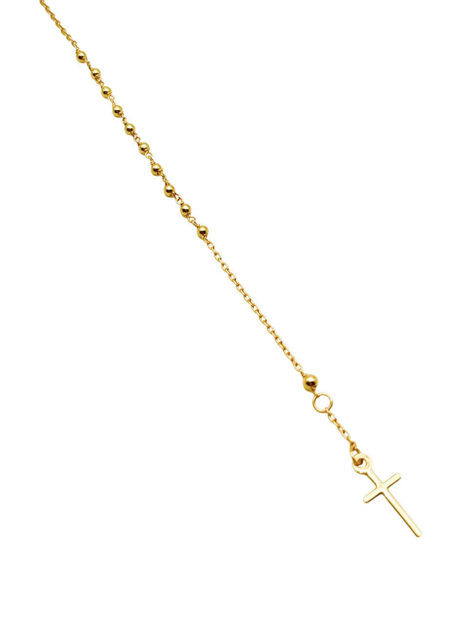 18K GOLD ROSARY BRACELET - HANDMADE IN ITALY