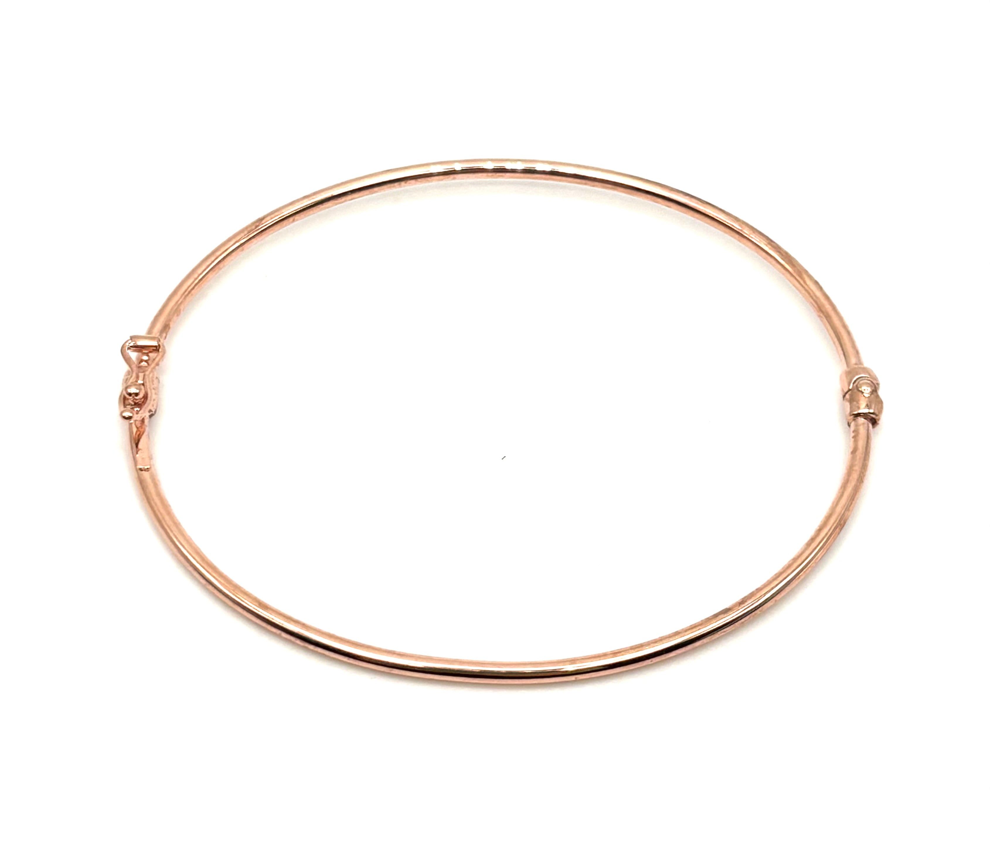 18K GOLD BANGLE BRACELET - HANDMADE IN ITALY