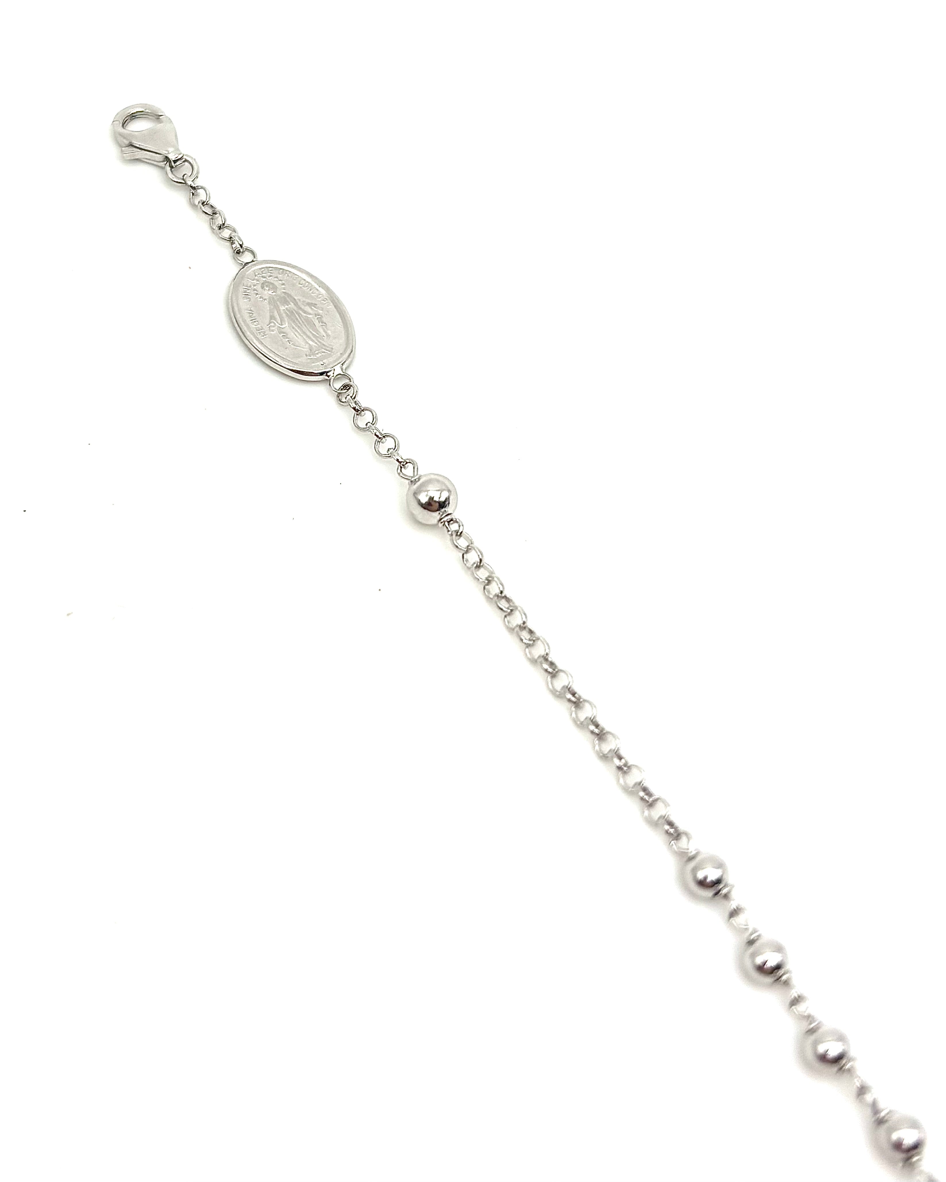 18K GOLD ROSARY BRACELET - HANDMADE IN ITALY