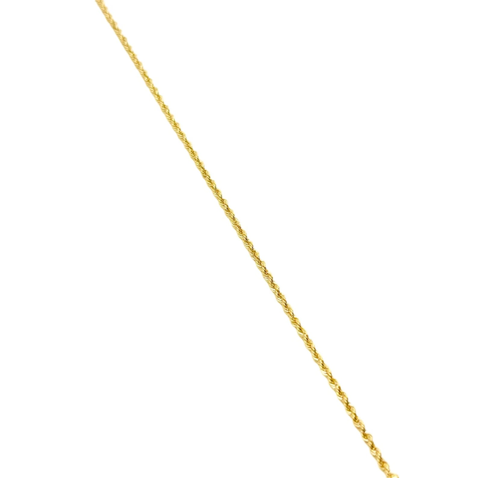 18K GOLD ROPE CHAIN BRACELET - HANDMADE IN ITALY