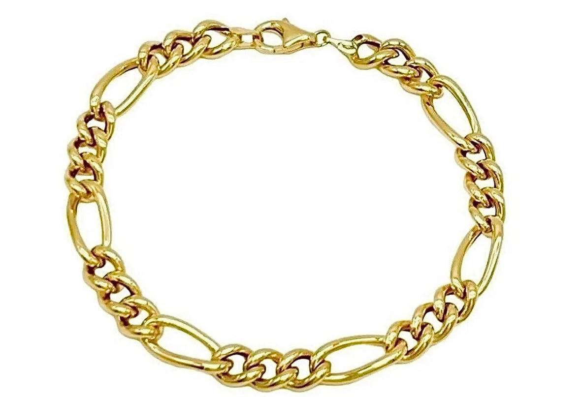 18K GOLD RAFFAELLA CHAIN BRACELET - HANDMADE IN ITALY