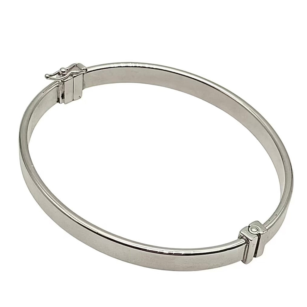 18K GOLD BANGLE BRACELET - HANDMADE IN ITALY