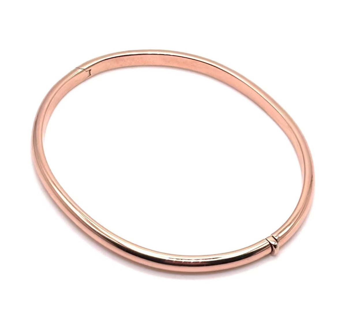 18K GOLD BANGLE BRACELET - HANDMADE IN ITALY