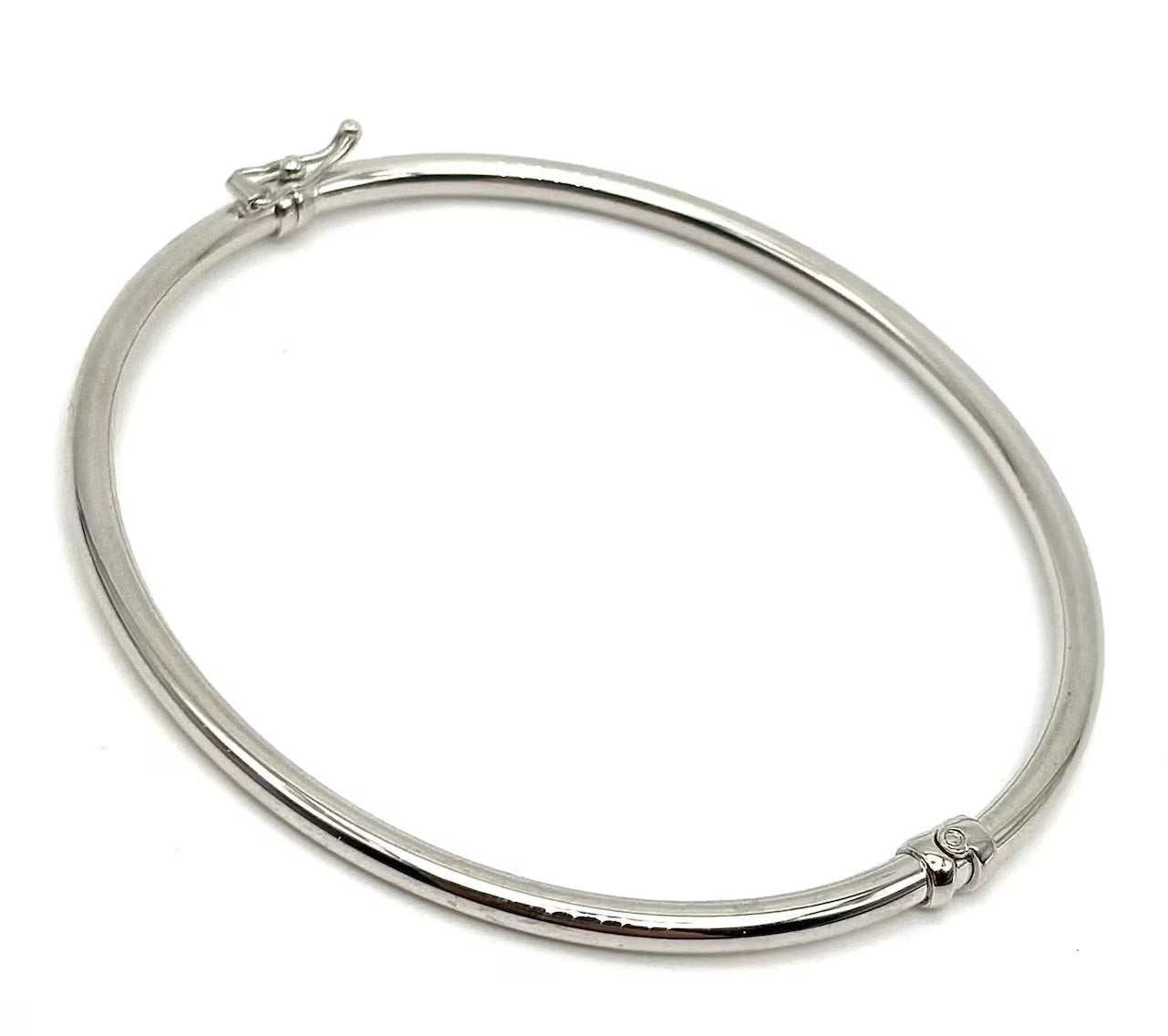 18K GOLD BANGLE BRACELET - HANDMADE IN ITALY