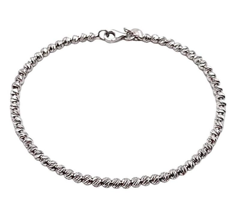 18K GOLD NOTTURNO BEADED BRACELET - HANDMADE IN ITALY