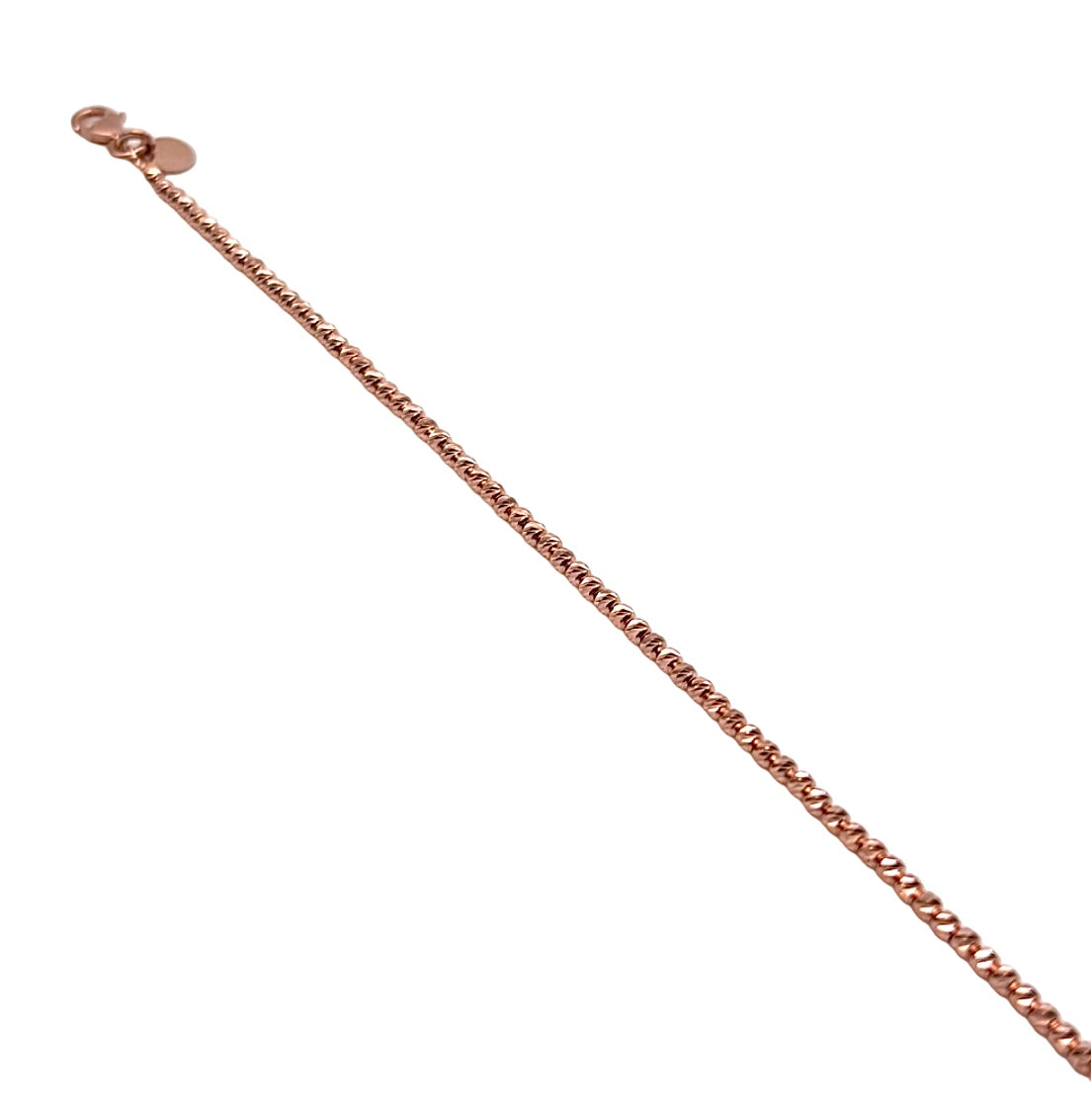 18K GOLD BEADED BRACELET - HANDMADE IN ITALY