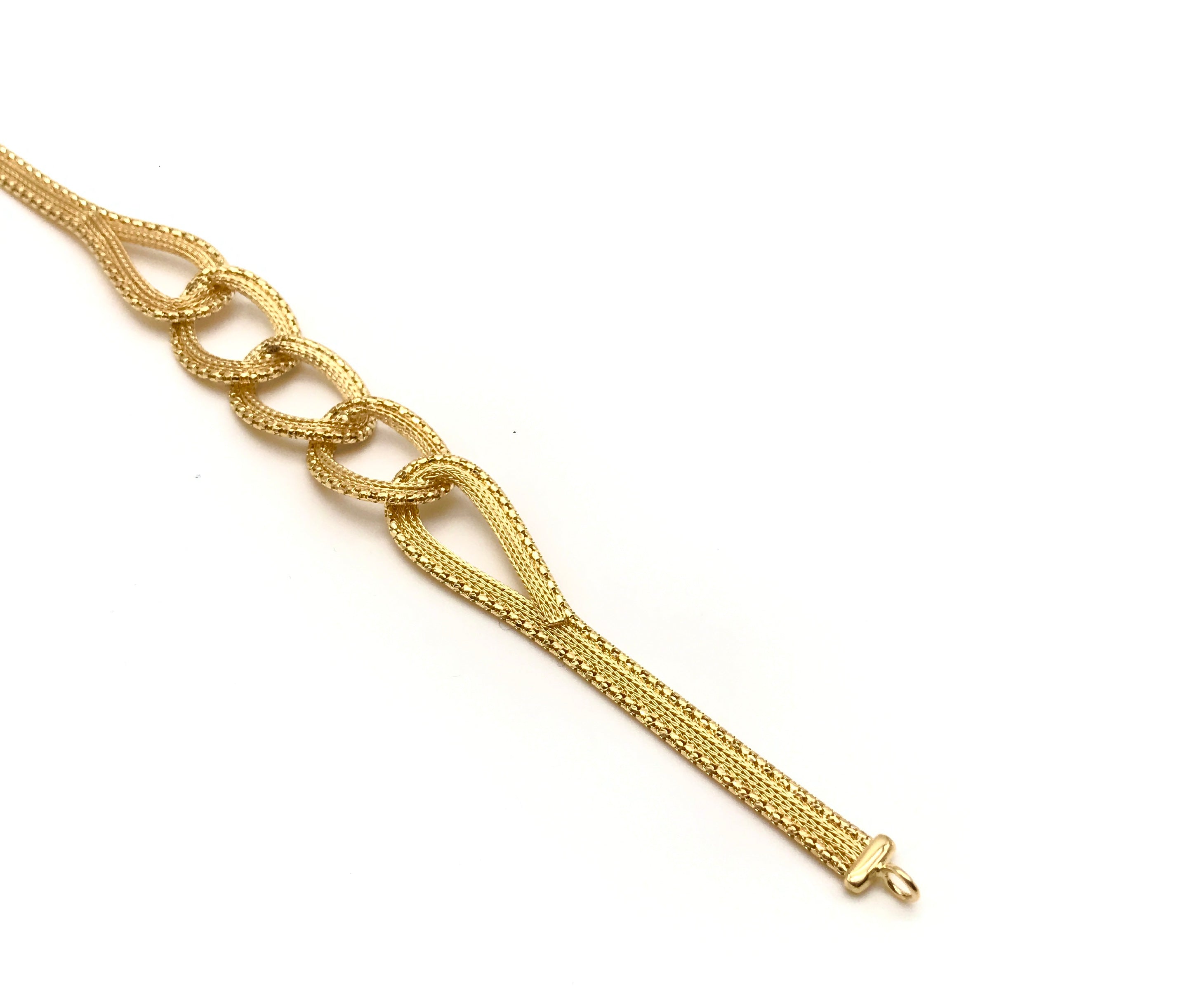 18K GOLD SAVINA CHAIN BRACELET - HANDMADE IN ITALY