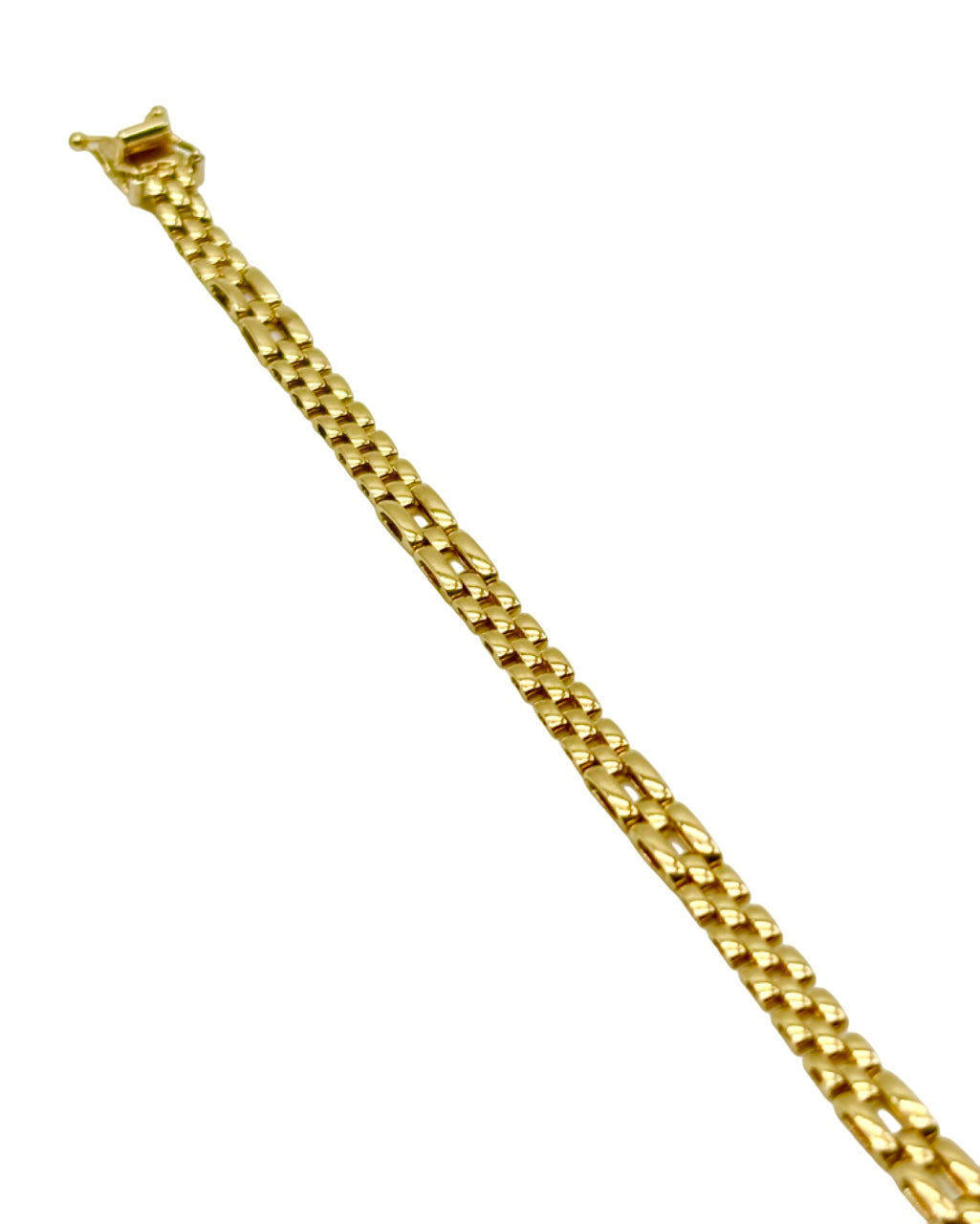 18K GOLD PANTHER LINK BRACELET - HANDMADE IN ITALY