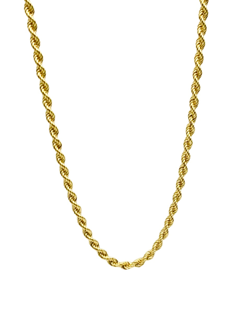 18K GOLD ROPE CHAIN - HANDMADE IN ITALY