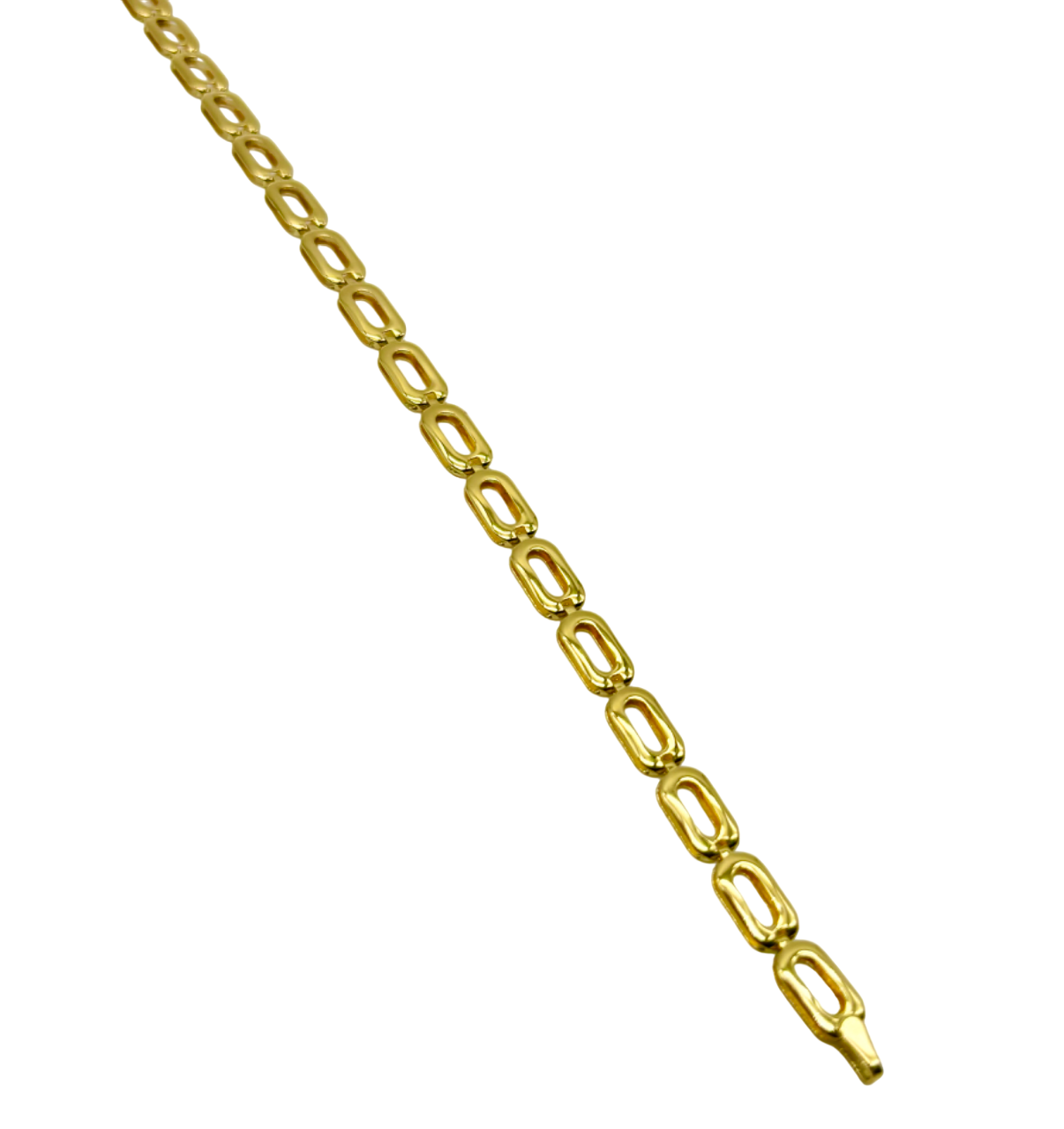 18K GOLD TONALE CHAIN BRACELET - HANDMADE IN ITALY