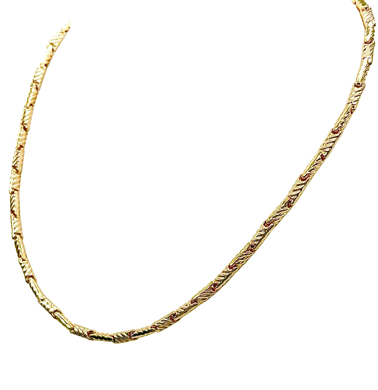 18K GOLD CHAIN NECKLACE - HANDMADE IN ITALY