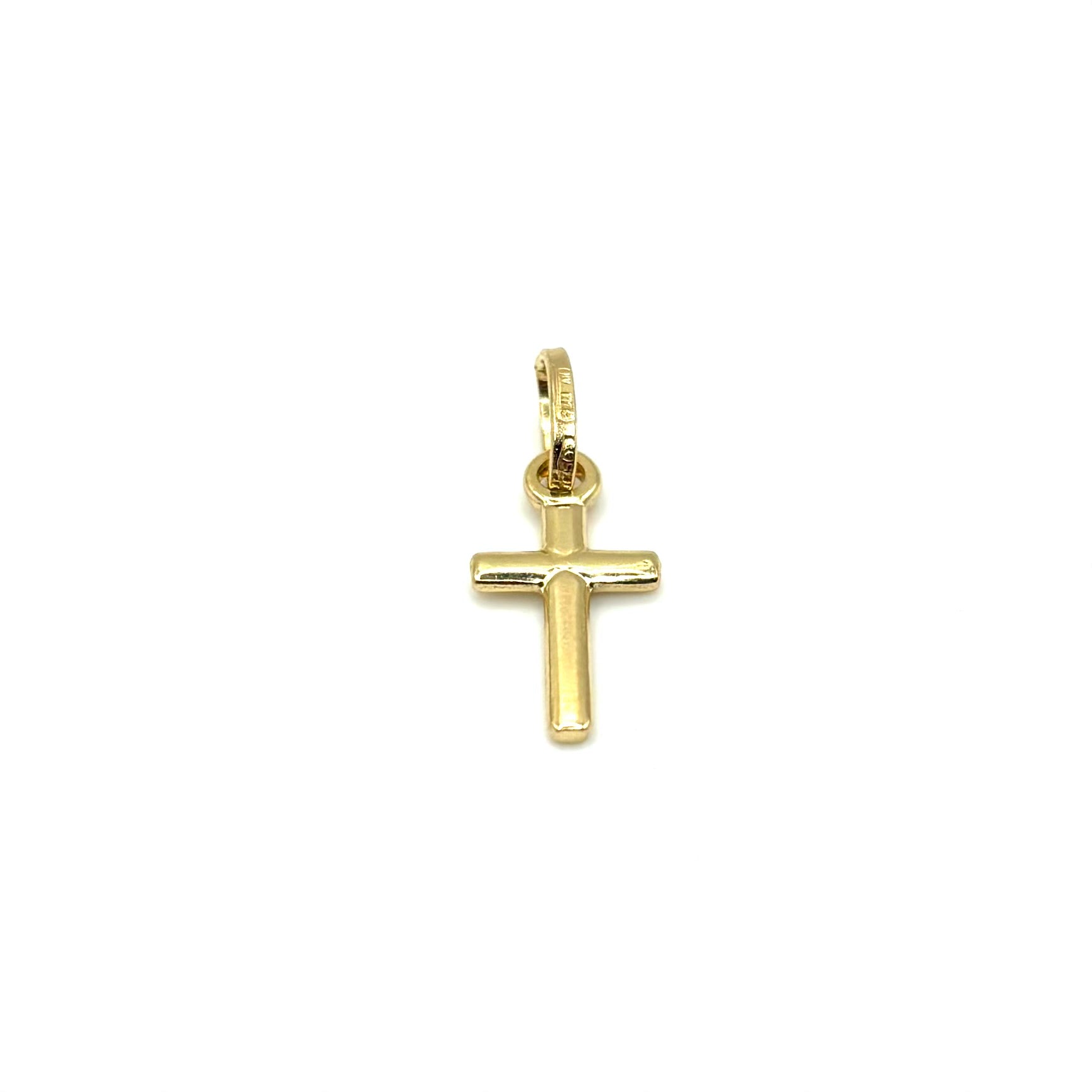 18K GOLD MIRIAM CROSS - HANDMADE IN ITALY