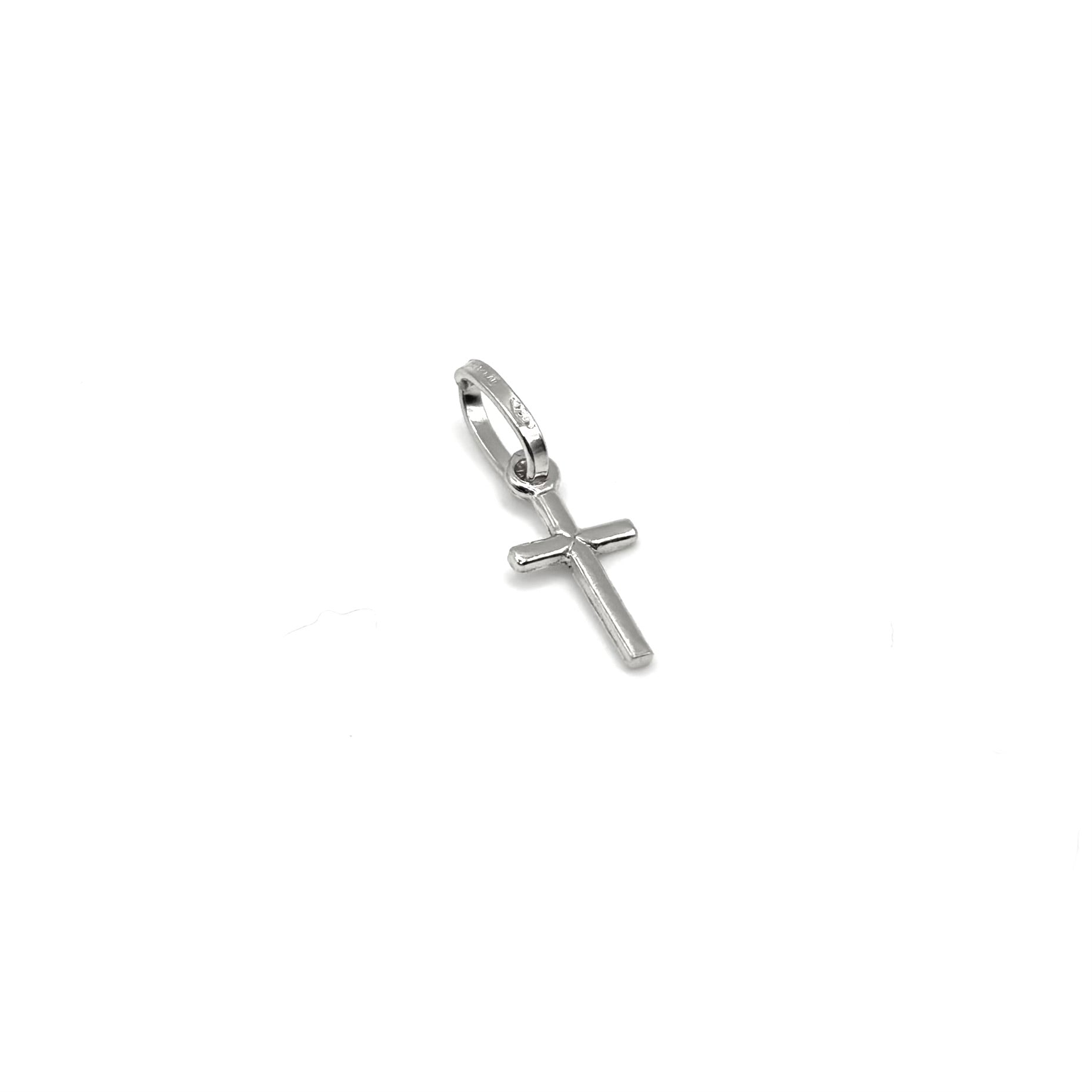 18K GOLD FLAVIA CROSS - HANDMADE IN ITALY