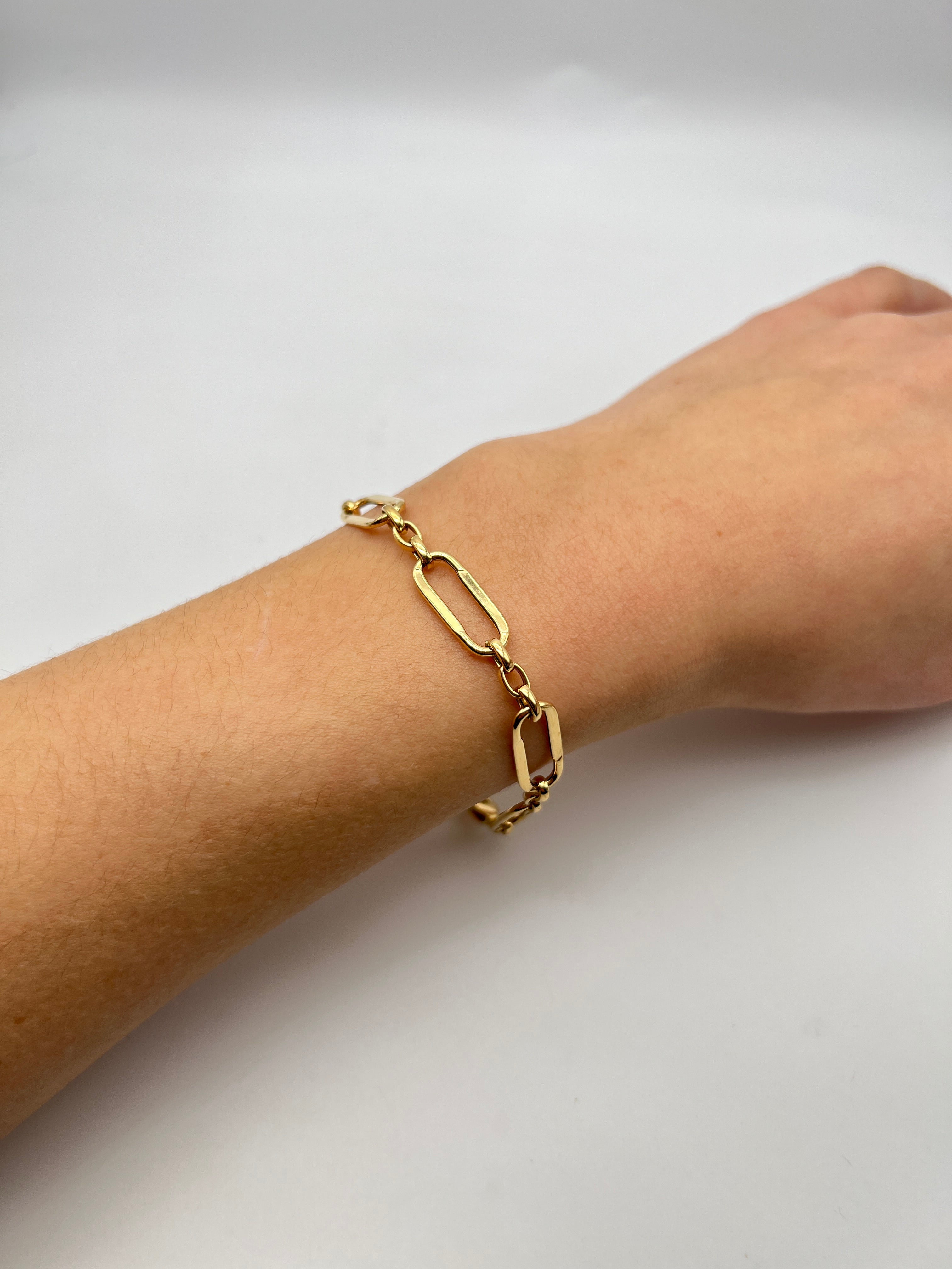 18K GOLD TOSCANA CHAIN BRACELET - HANDMADE IN ITALY