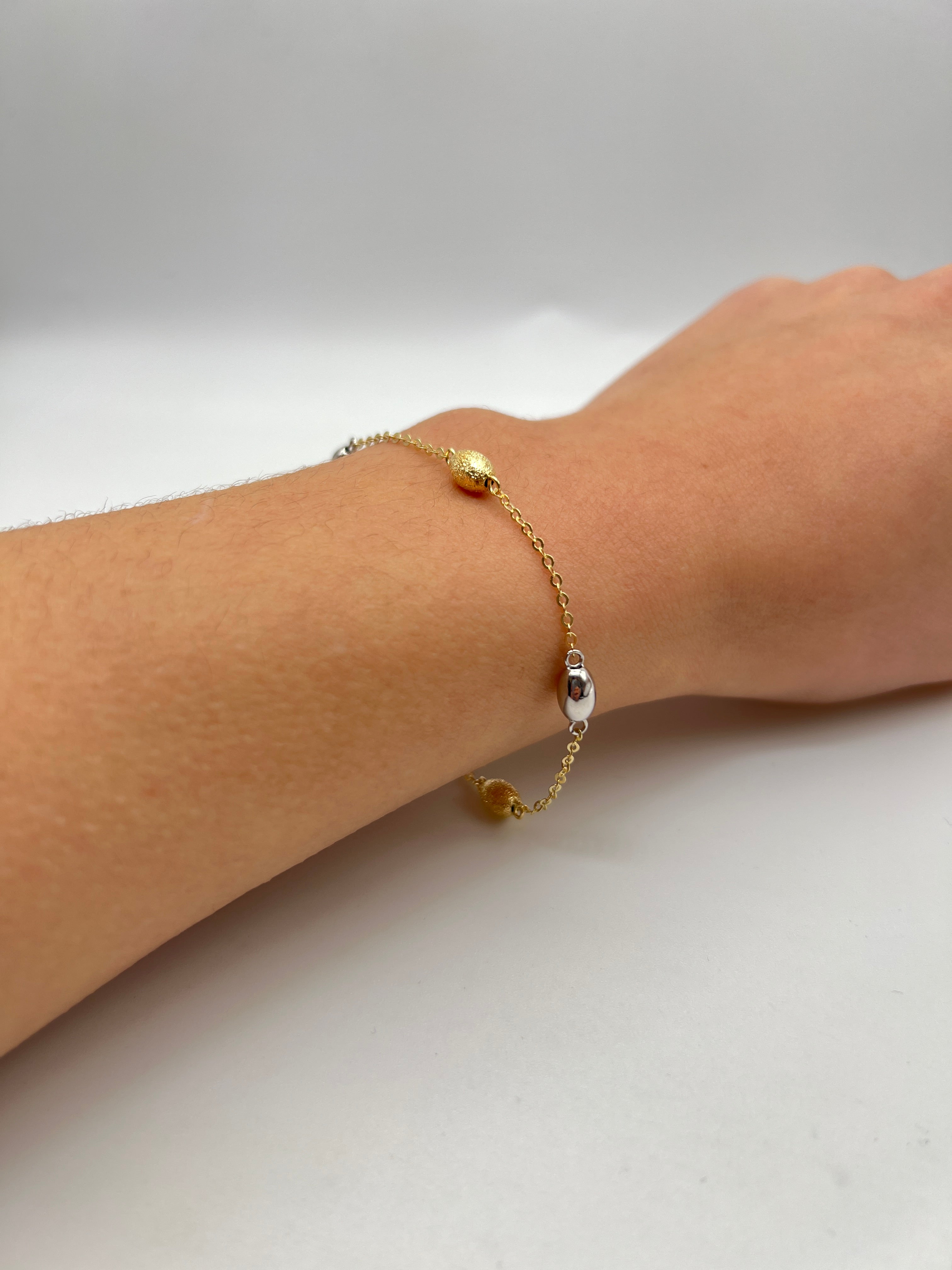 18K GOLD BELLISSIMA SPHERES BRACELET - HANDMADE IN ITALY