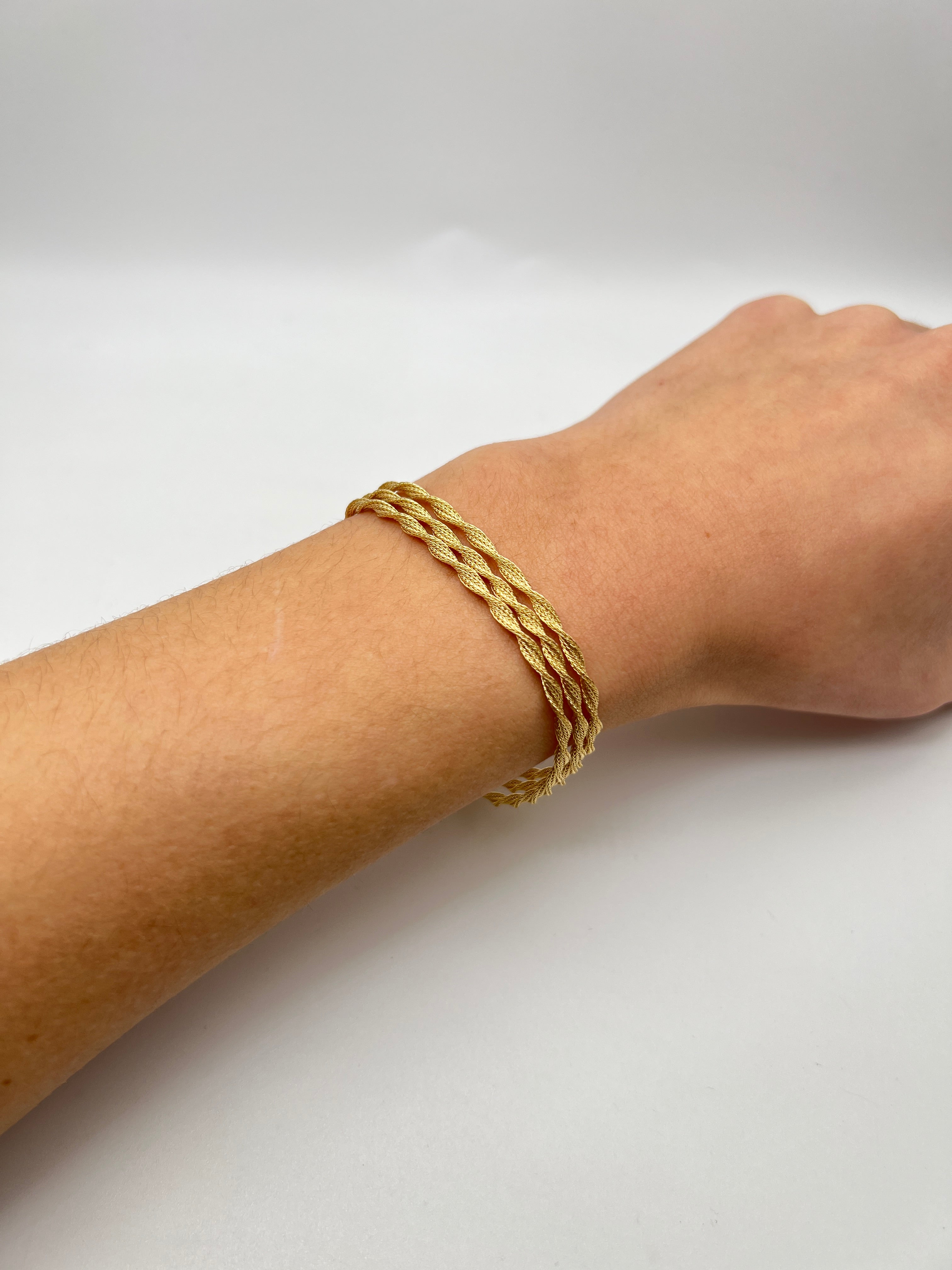 18K GOLD SVEVA BRACELET - HANDMADE IN ITALY