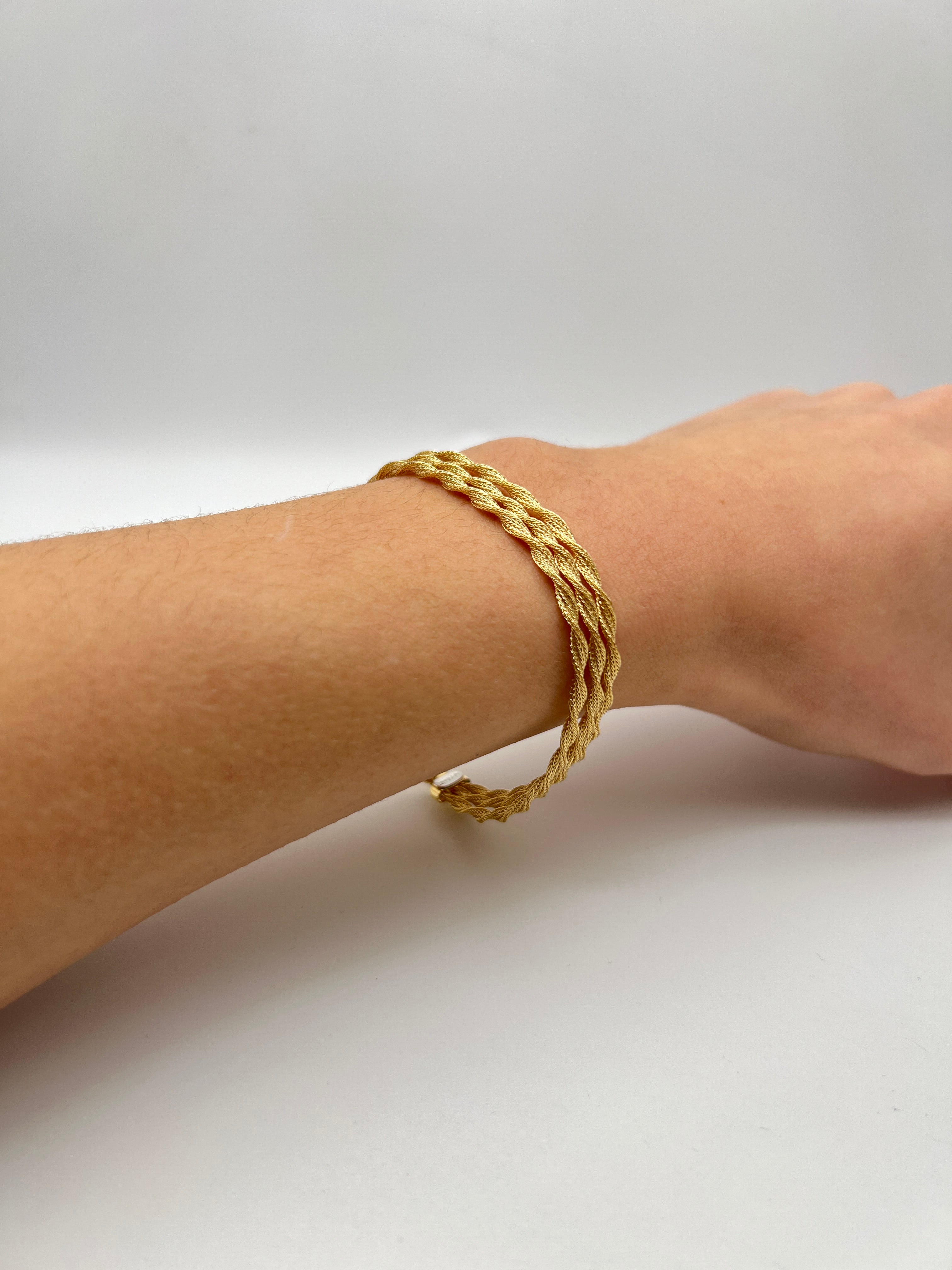 18K GOLD SVEVA BRACELET - HANDMADE IN ITALY