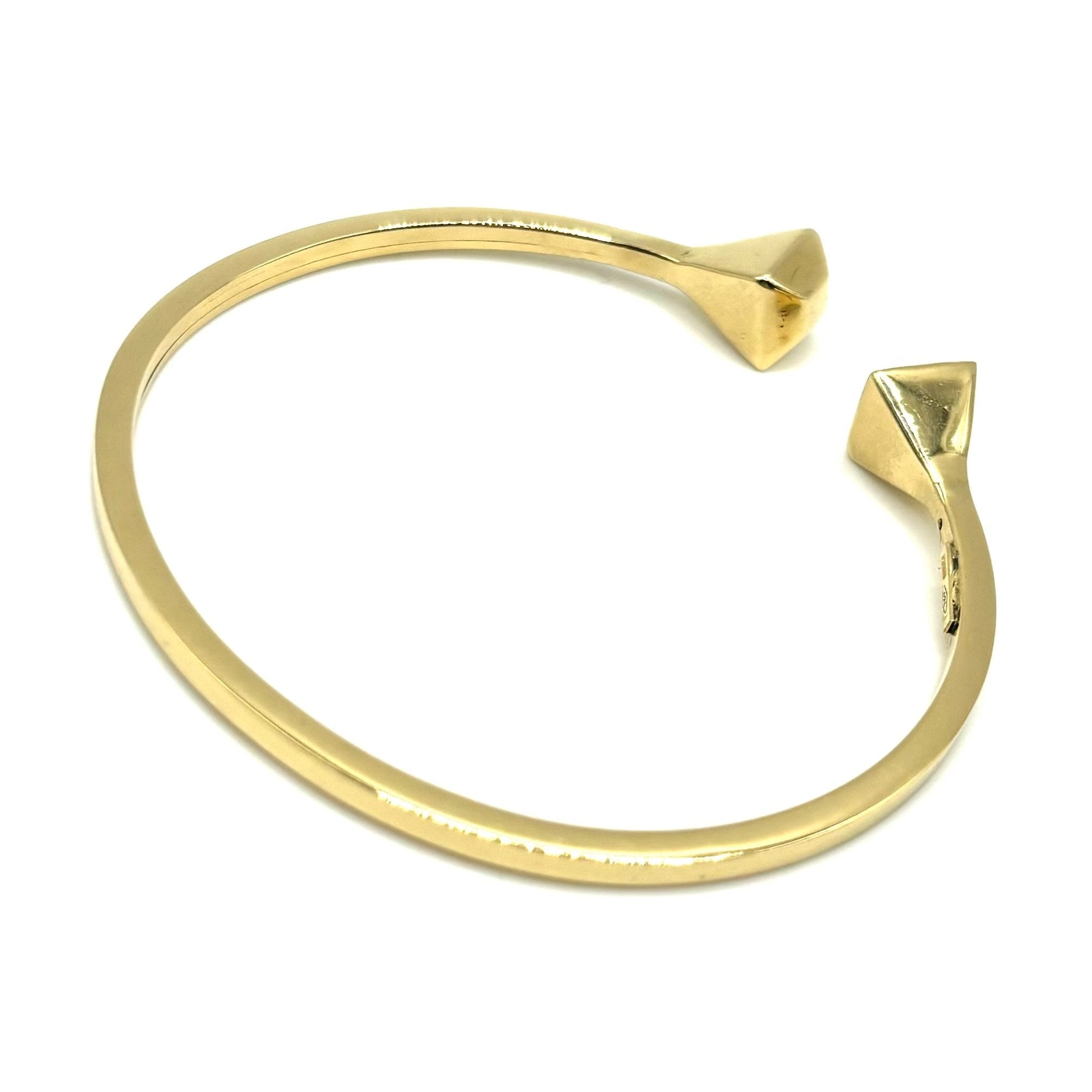18K GOLD STING BANGLE BRACELET - HANDMADE IN ITALY