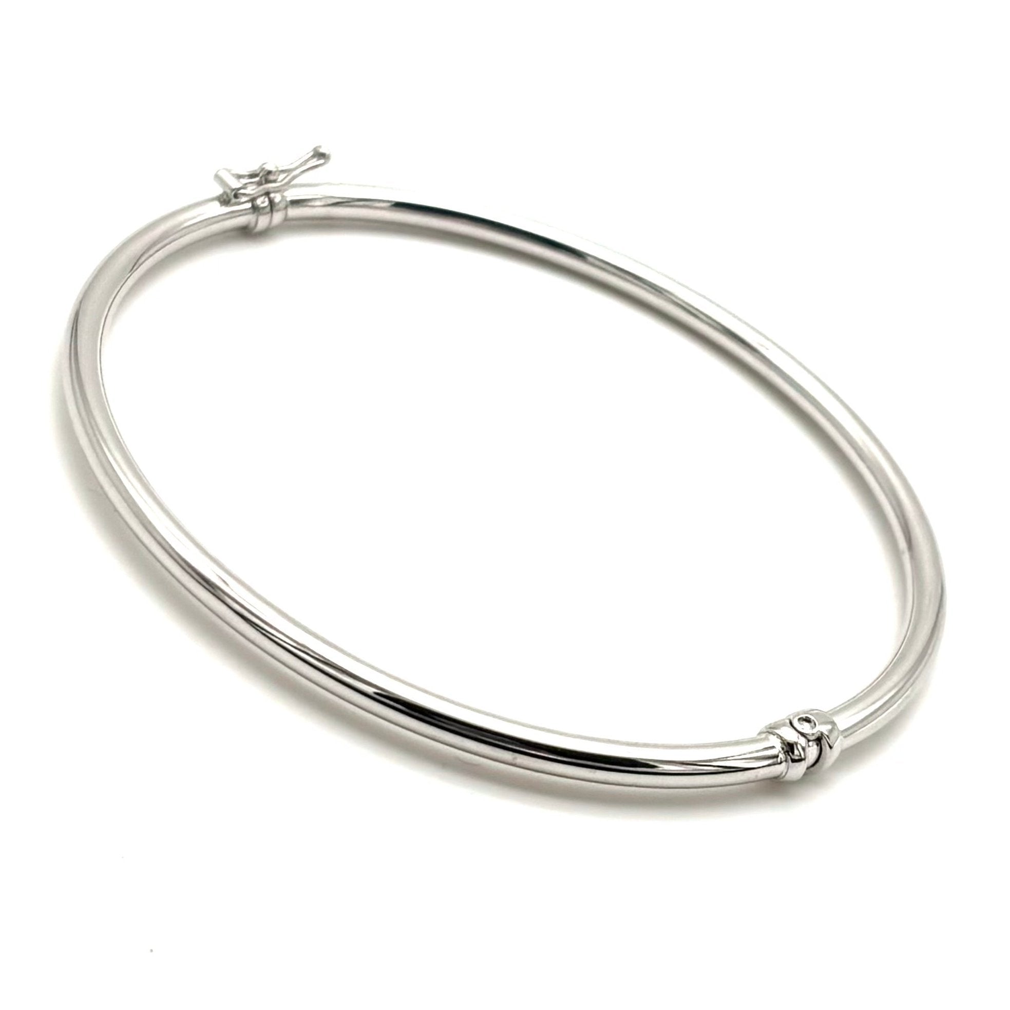 18K GOLD BANGLE BRACELET - HANDMADE IN ITALY