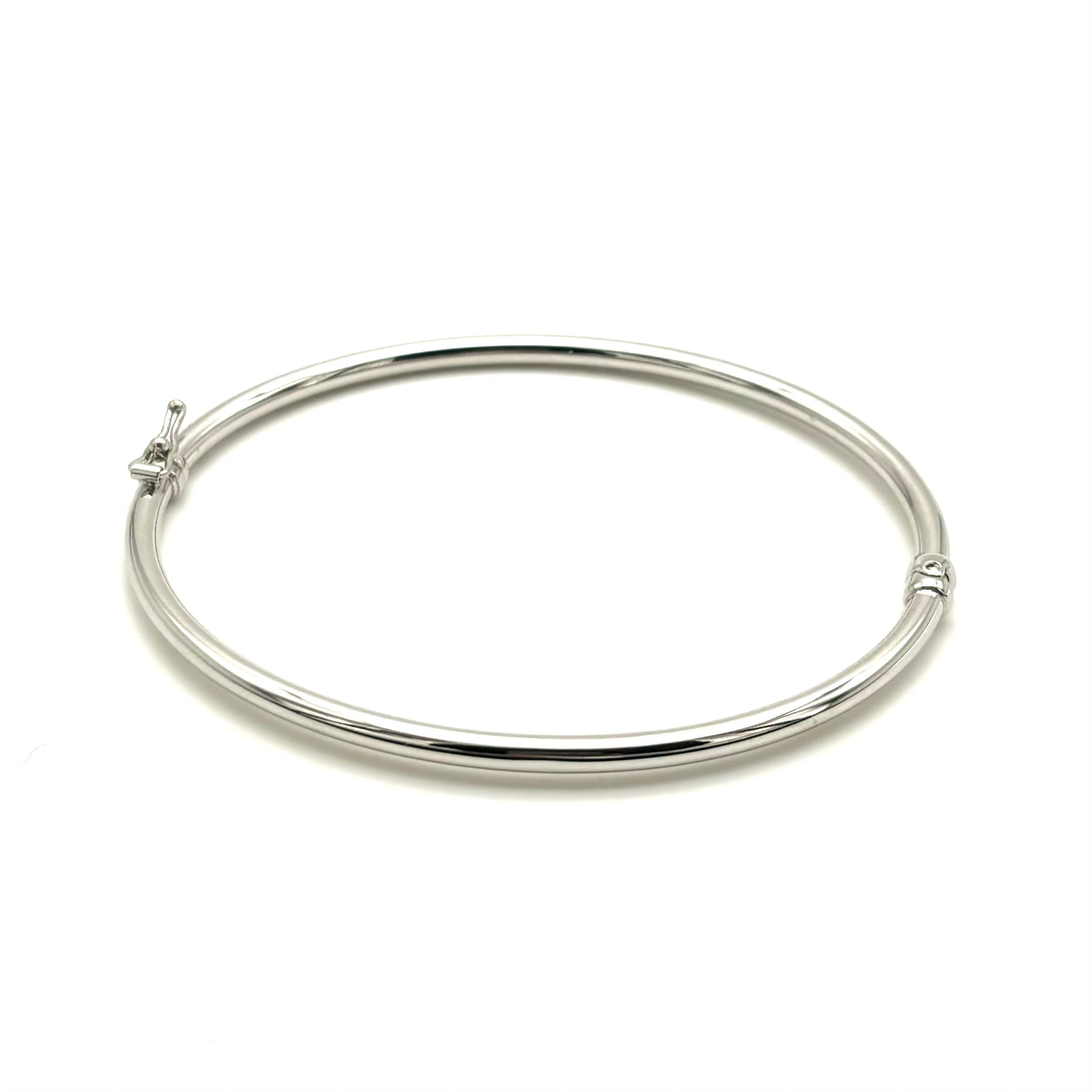 18K GOLD BANGLE BRACELET - HANDMADE IN ITALY