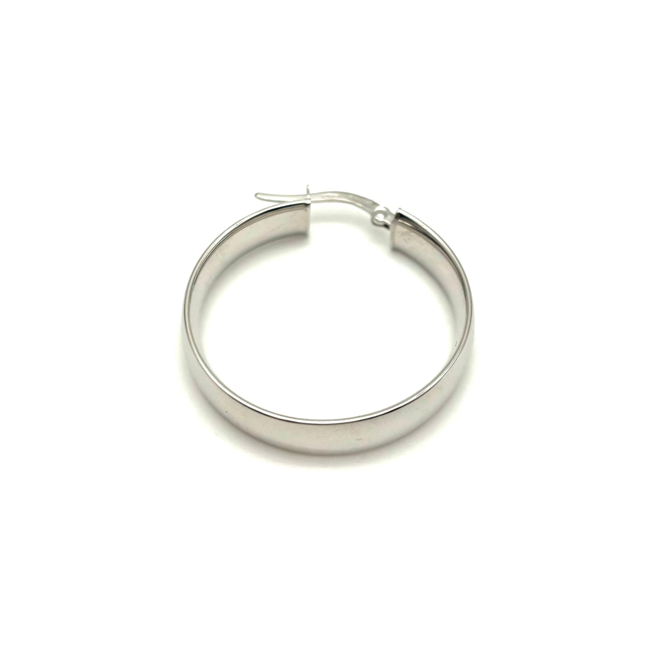 18K GOLD HOOP EARRINGS - HANDMADE IN ITALY