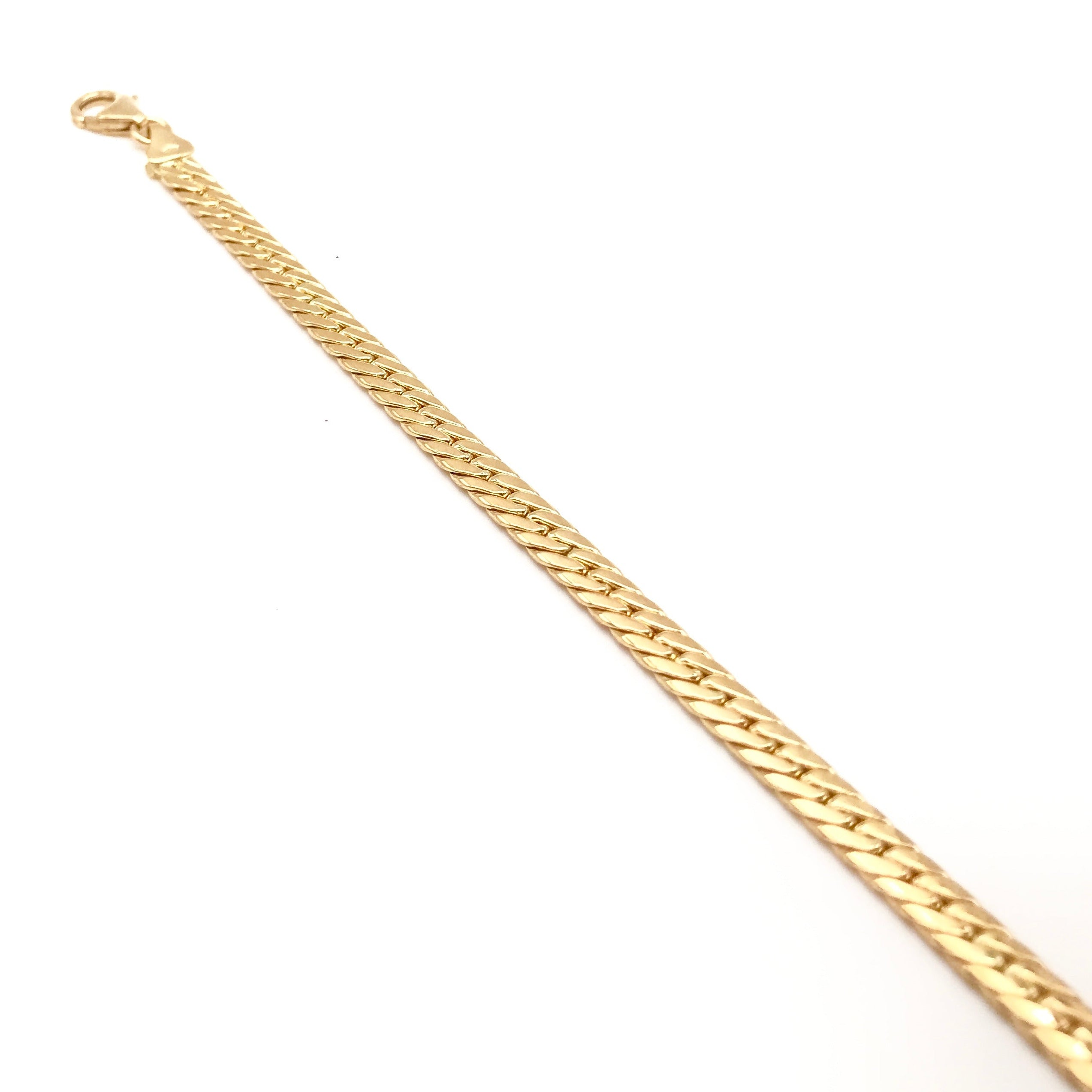 18K GOLD STEFANIA CHAIN BRACELET - HANDMADE IN ITALY