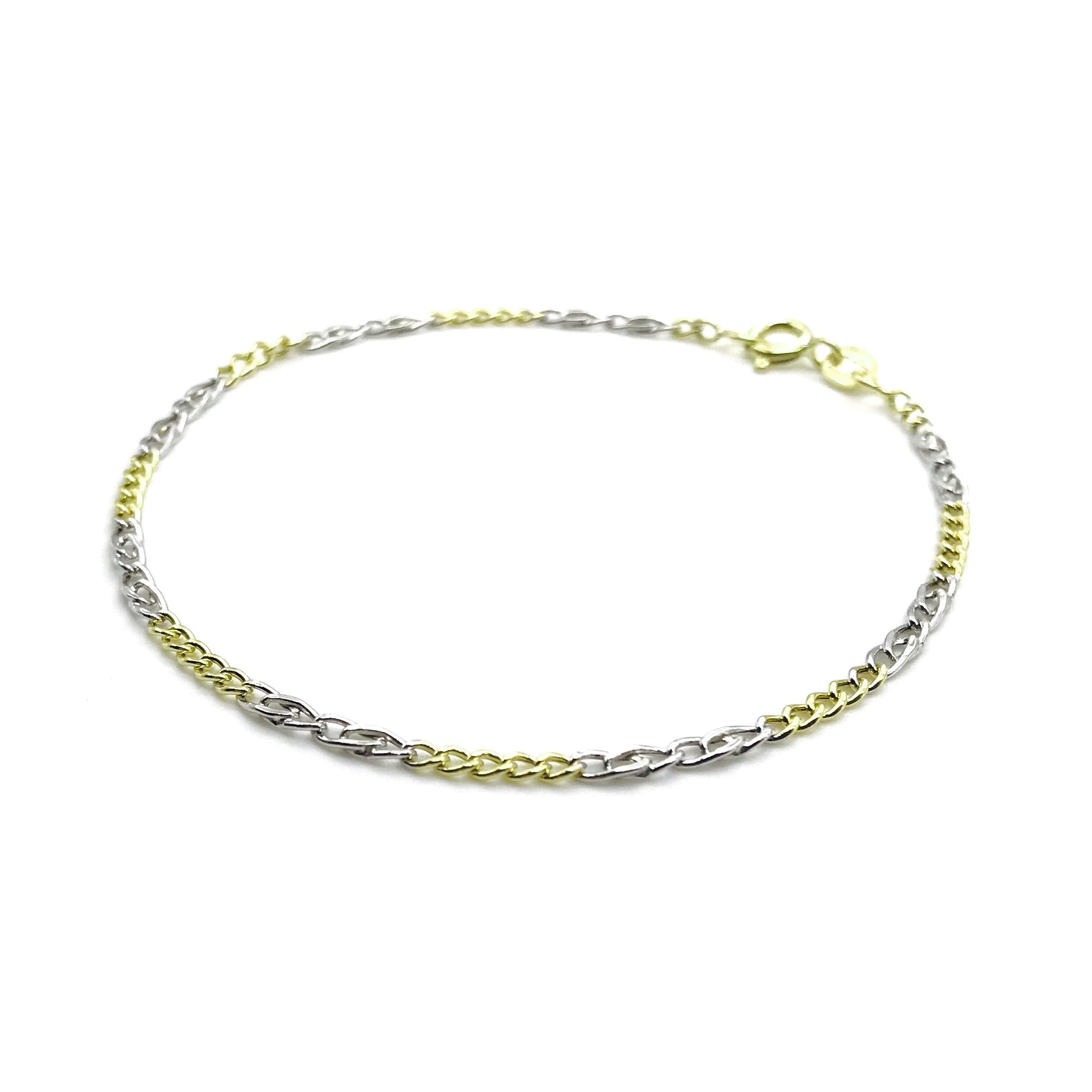 18K GOLD VITTORIO CHAIN BRACELET - HANDMADE IN ITALY