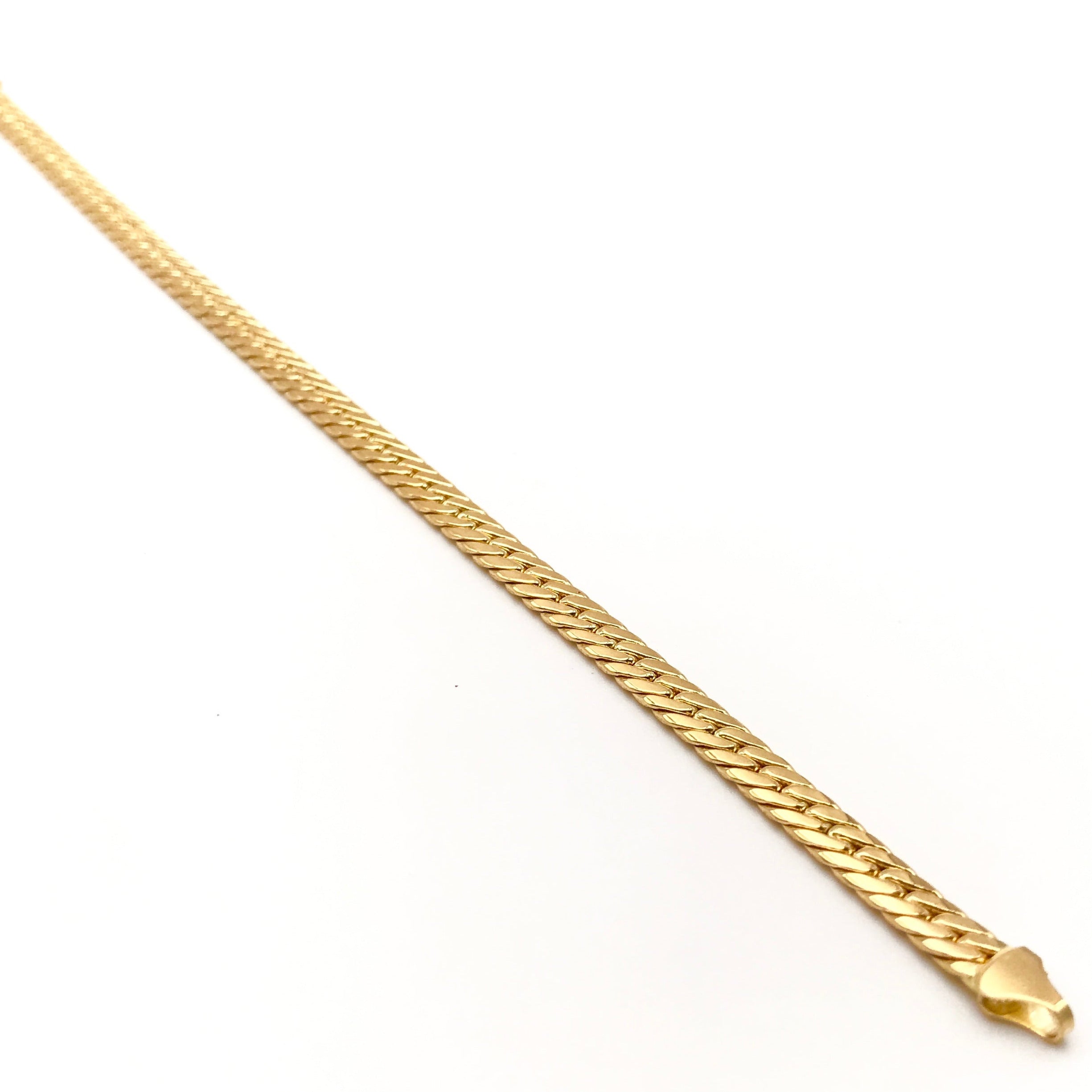 18K GOLD STEFANIA CHAIN BRACELET - HANDMADE IN ITALY