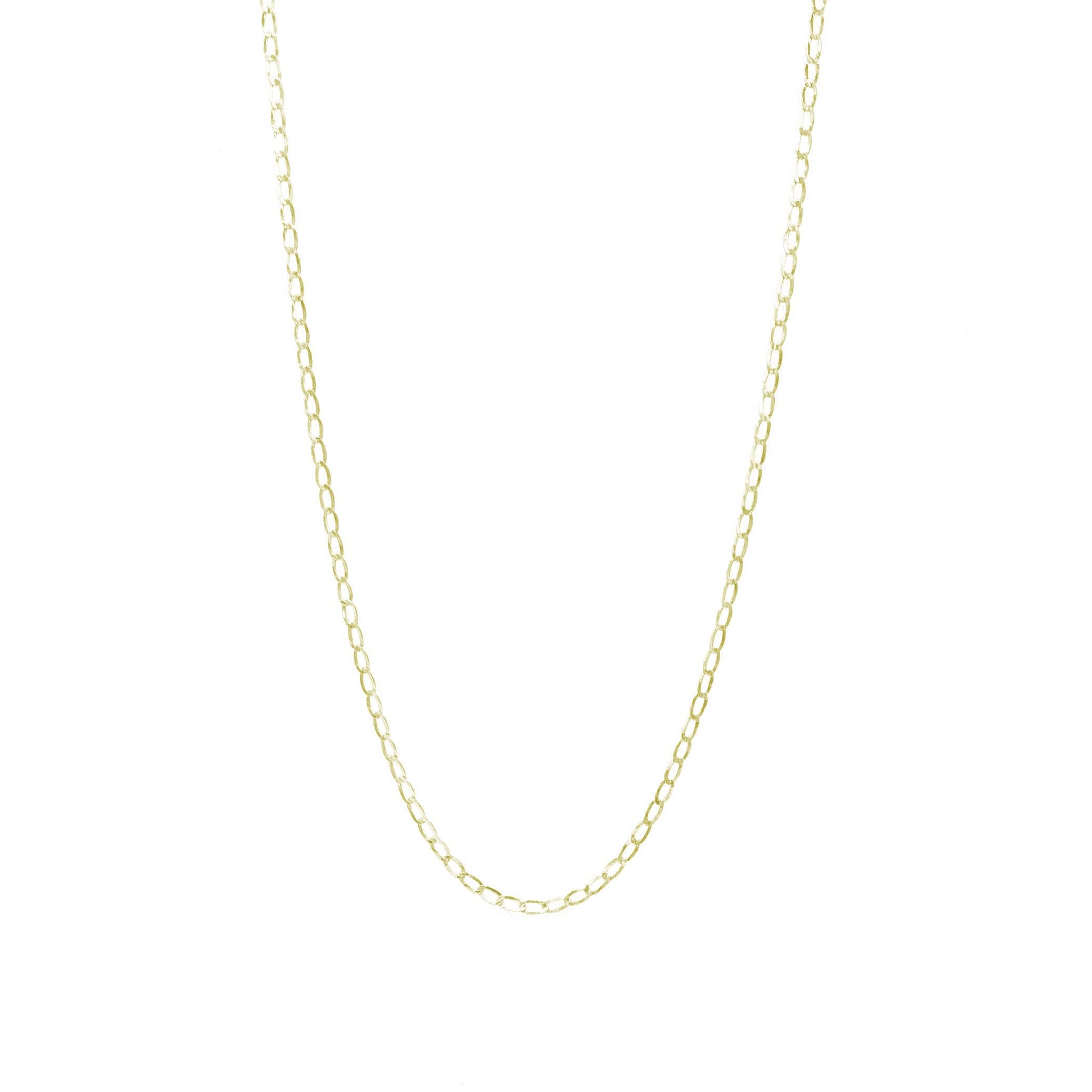 18K GOLD LITTLE ROMAN BIS CHAIN - HANDMADE IN ITALY