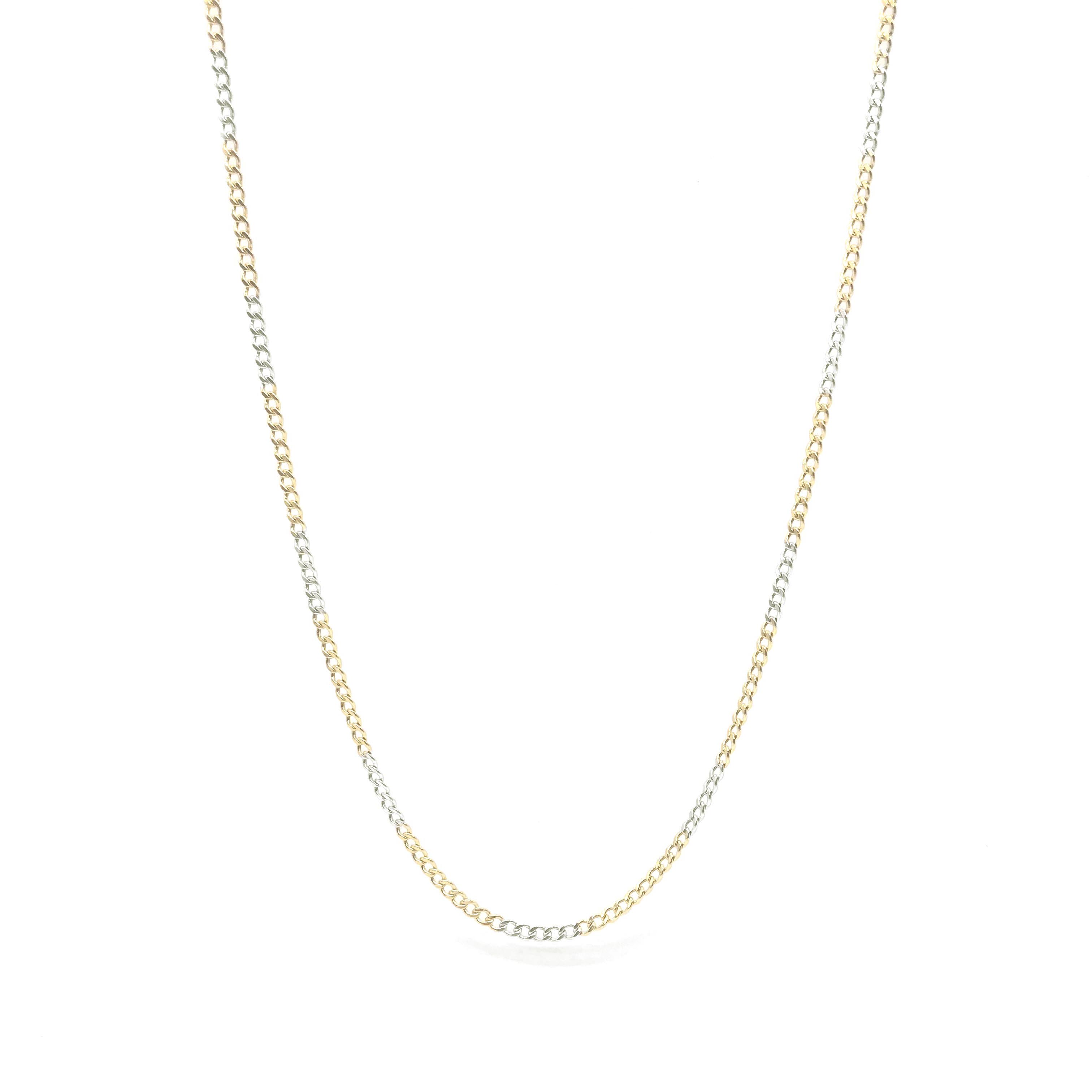 18K GOLD LITTLE BOSTON BIS CHAIN - HANDMADE IN ITALY